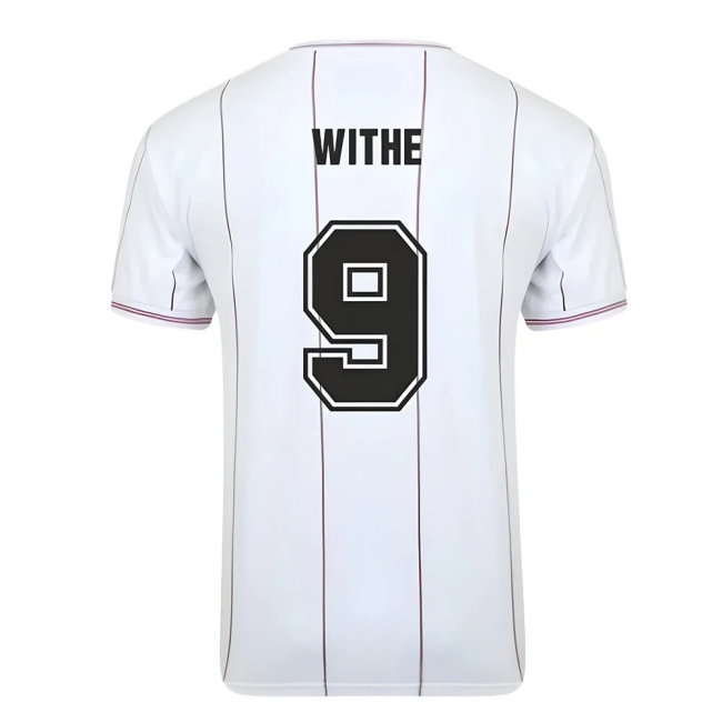 Score Draw Aston Villa 1982 Euro Final Retro Football Shirt (Withe 9) — Shop Now