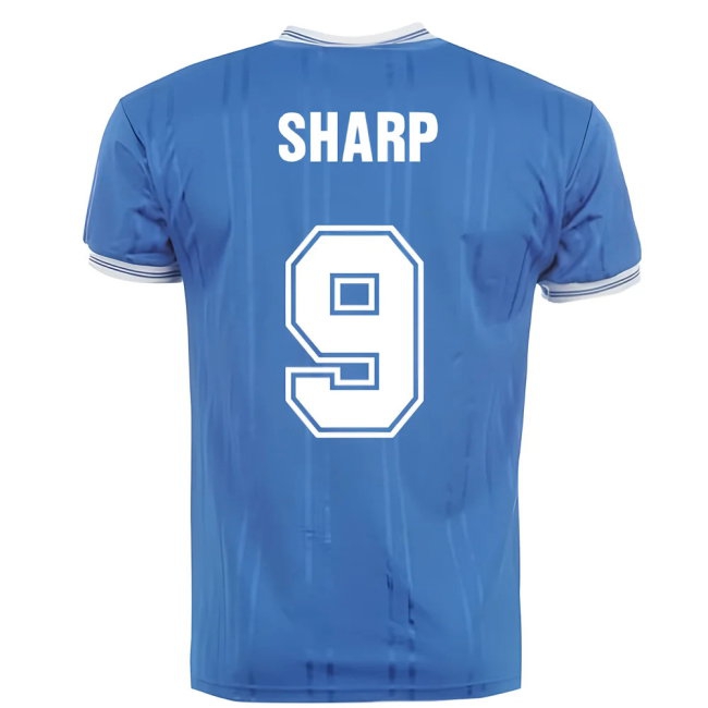 Score Draw Everton 1984 Home Shirt (Sharp 9) — Buy Online