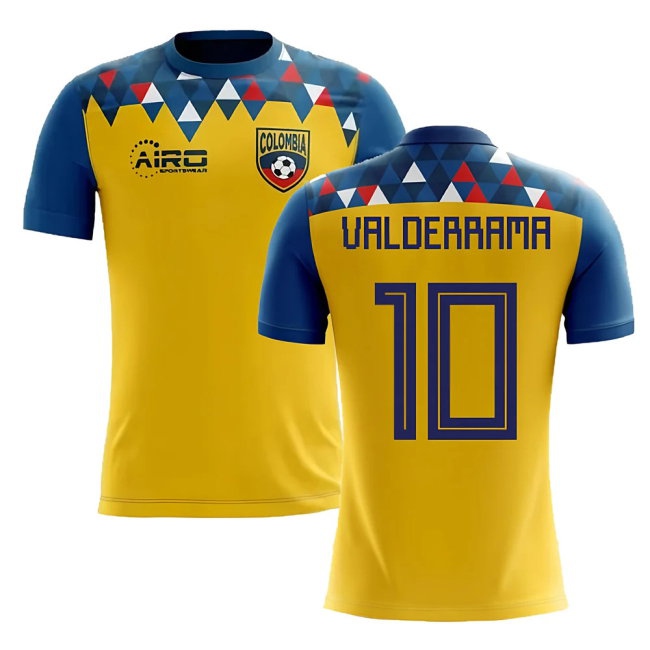 2025-2026 Colombia Concept Football Shirt (Valderrama 10) — Buy Online