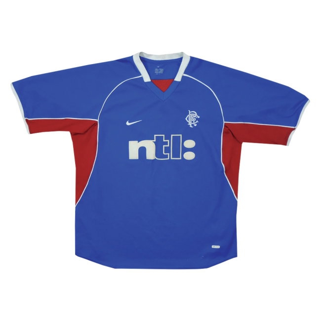 Rangers 2001-02 Home Shirt (S) (Excellent) (GATTUSO 18) — Buy Now