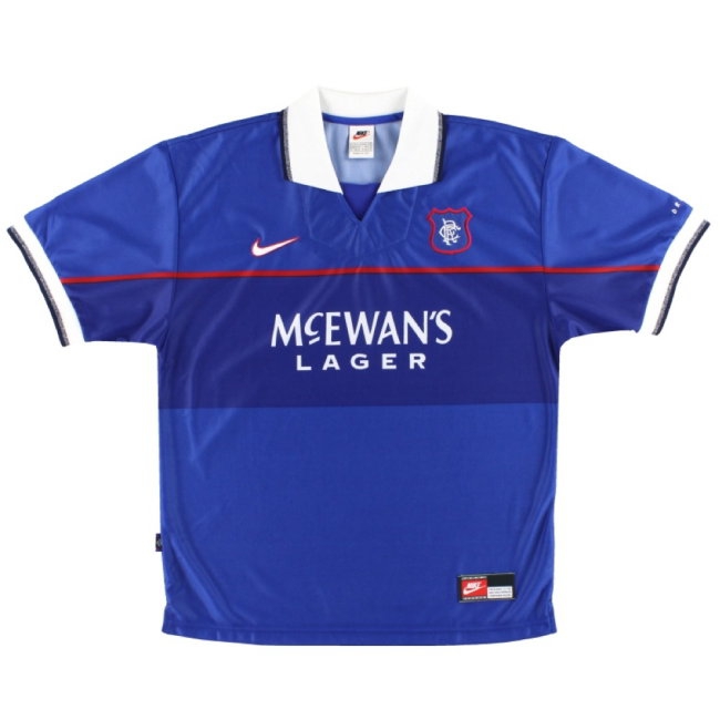Rangers 1997-99 Home Shirt (XL Boys) (Excellent) (GATTUSO 18) — Shop Online