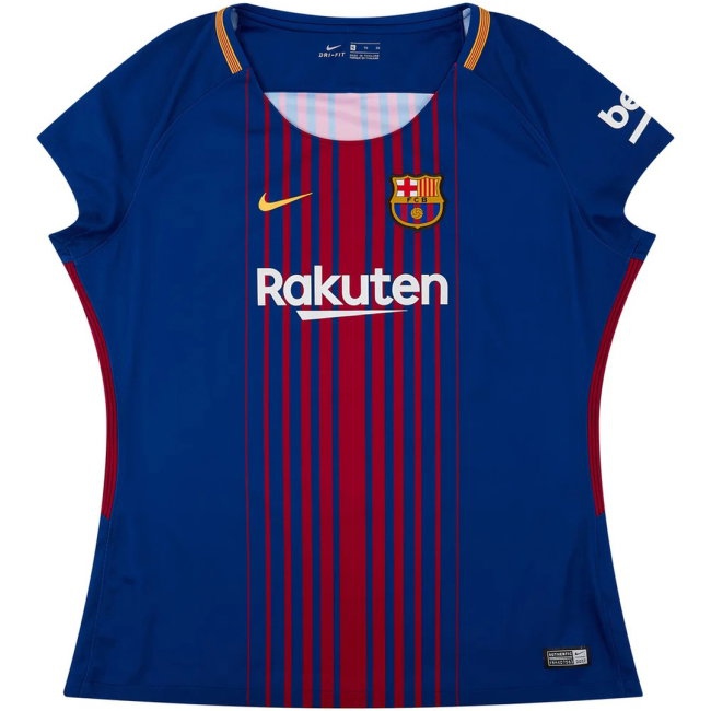 Barcelona 2017-18 Home Shirt (Womens) (XL) (Mint) (Mascherano 14) — Buy Now