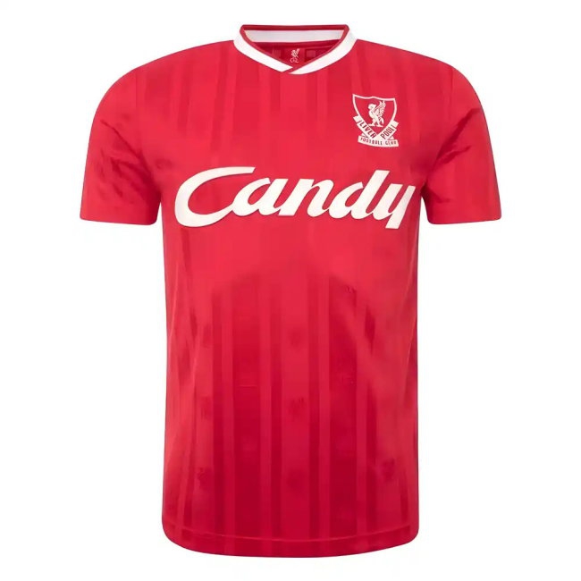 Liverpool FC 1988-89 Candy Home Shirt (BARNES 10) — Shop Now