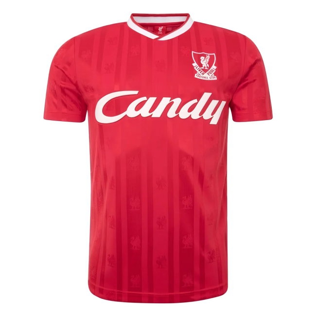 Liverpool FC 1988-89 Candy Home Shirt (BARNES 10) — Shop Now
