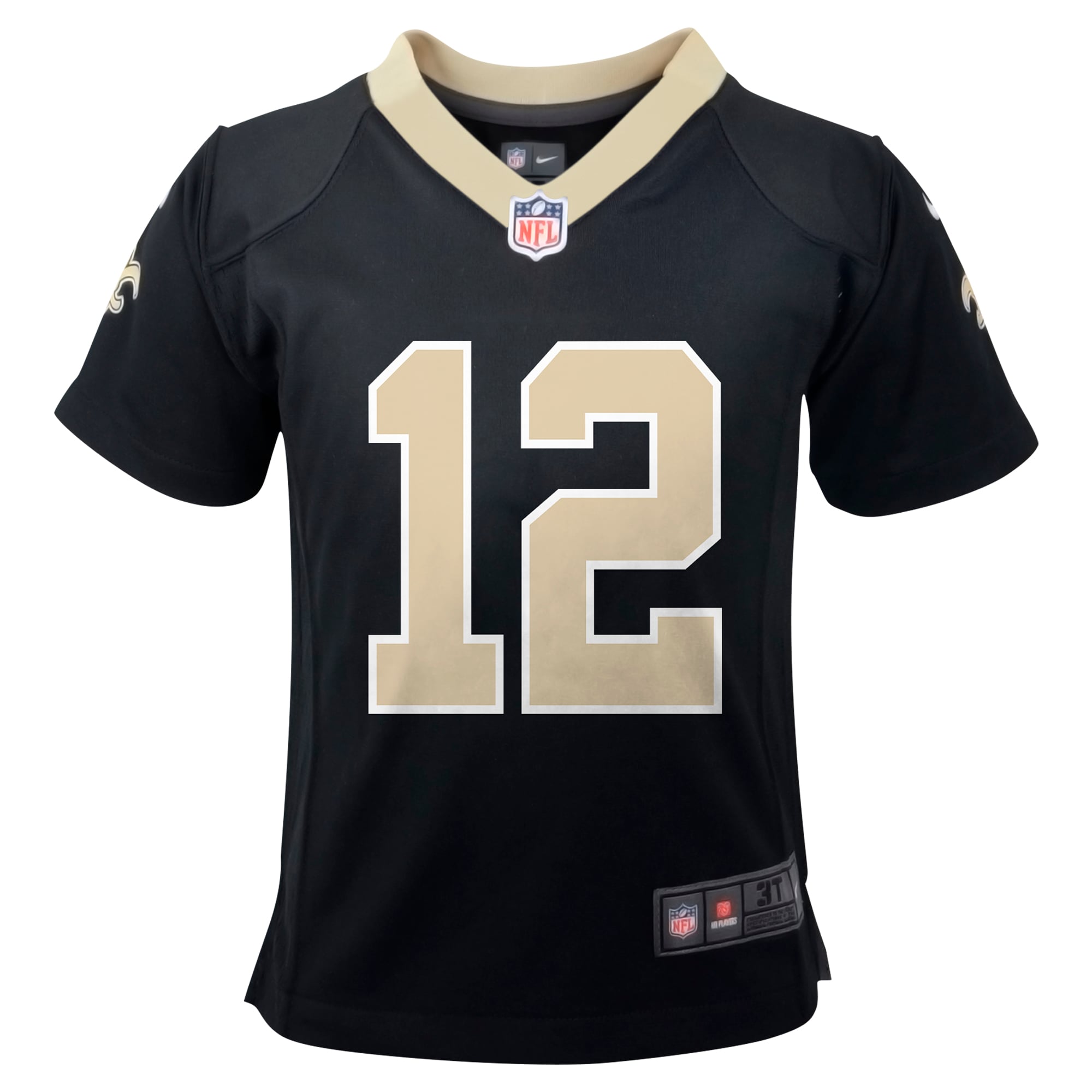 Toddler New Orleans Saints Chris Olave Black Game Jersey