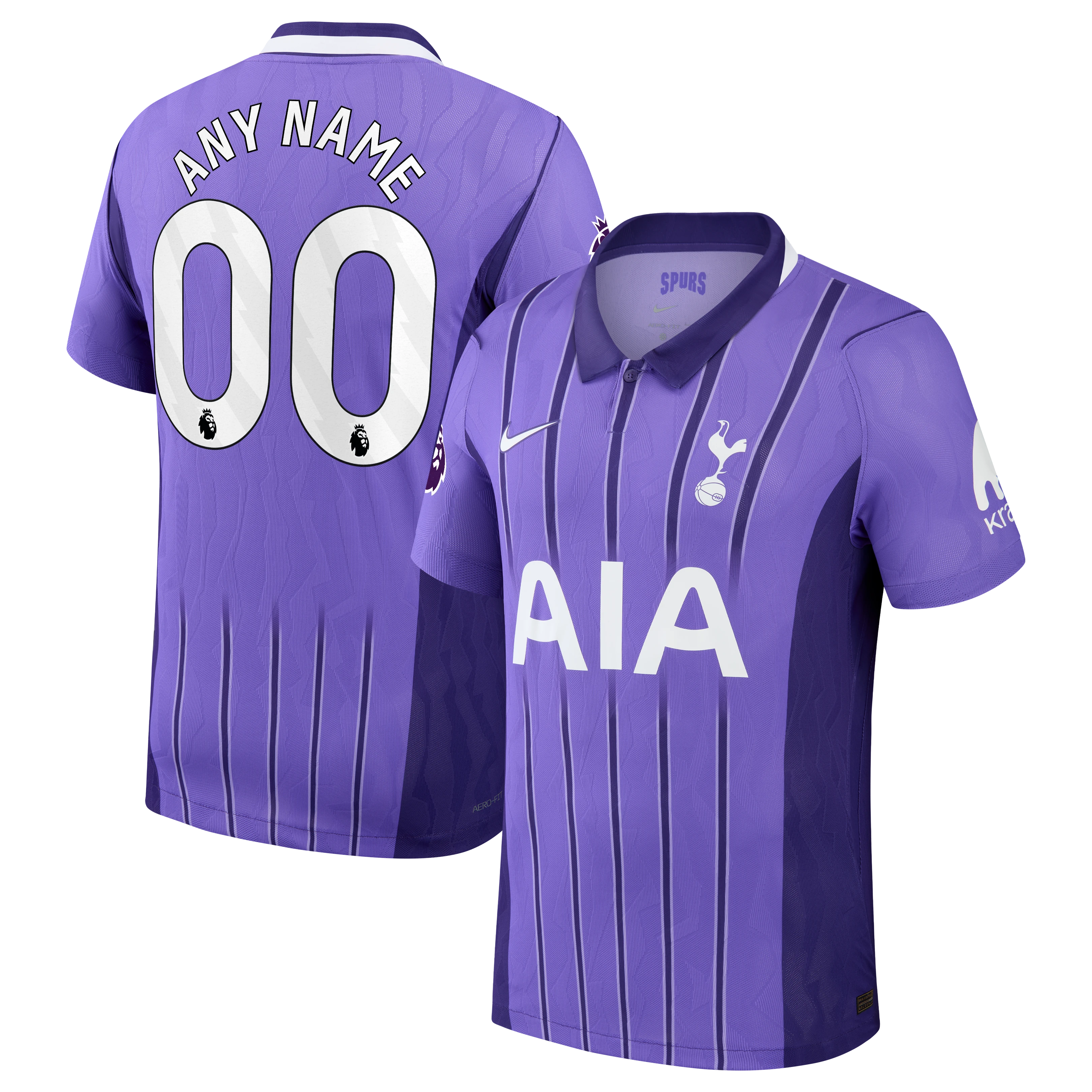 Tottenham Hotspur 2026/27 Third Match Custom Jersey - Purple