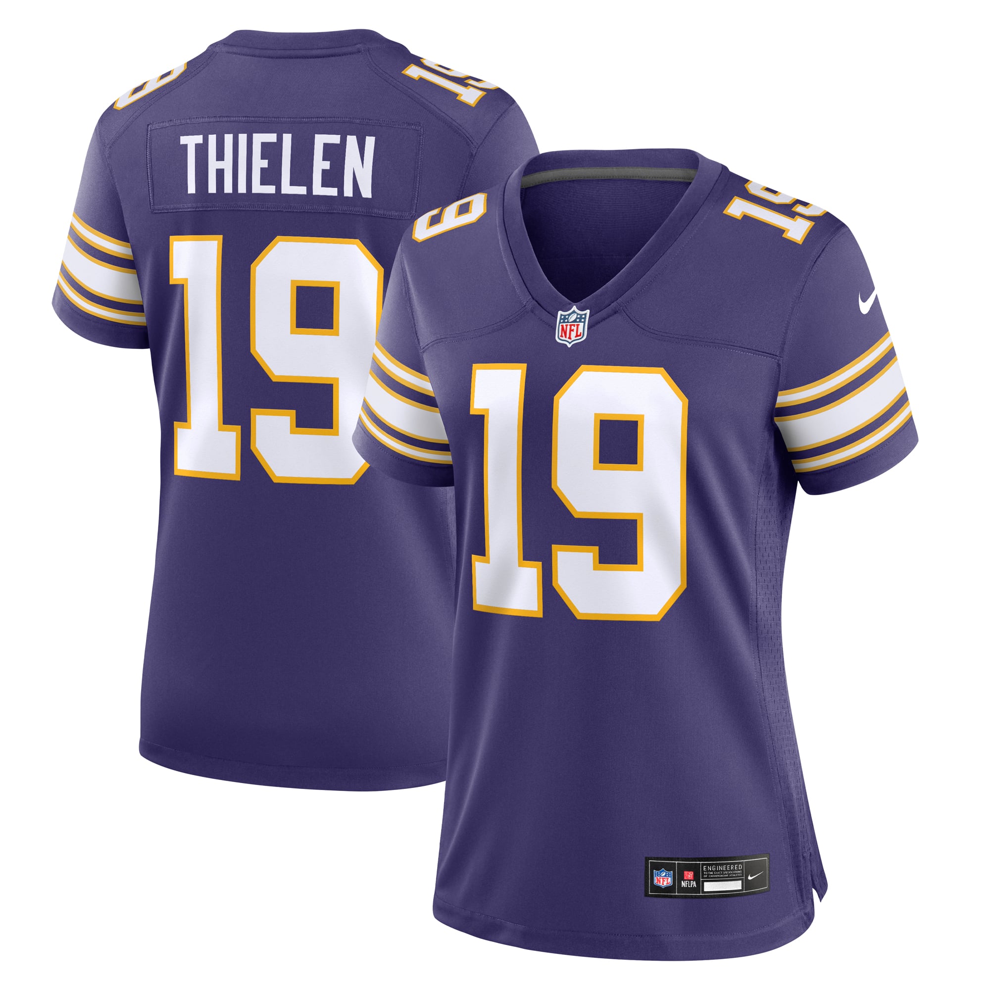 Women's Minnesota Vikings Adam Thielen Purple Alternate Player Jersey