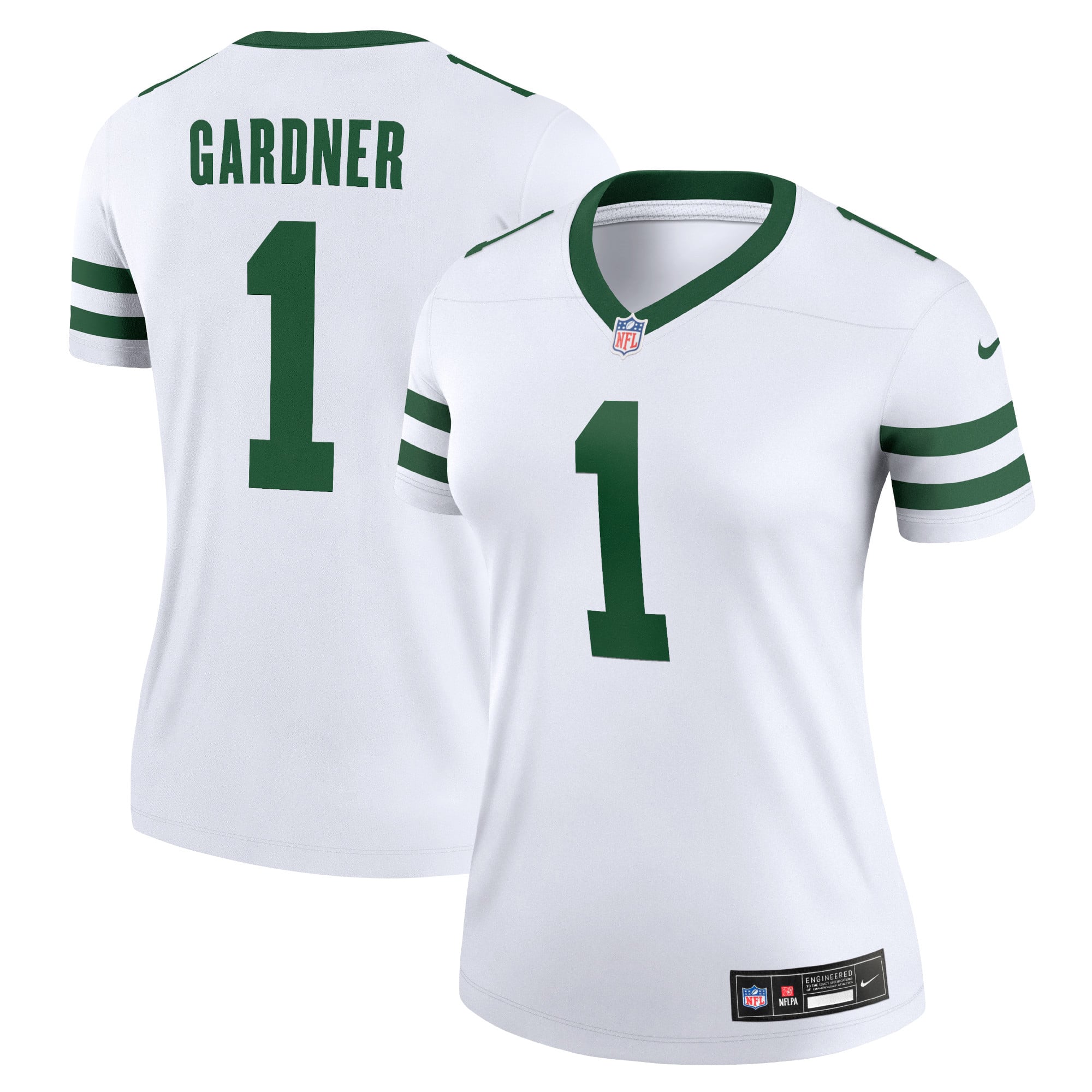 Women's New York Jets Ahmad Sauce Gardner Legacy White Legend Player Performance Top