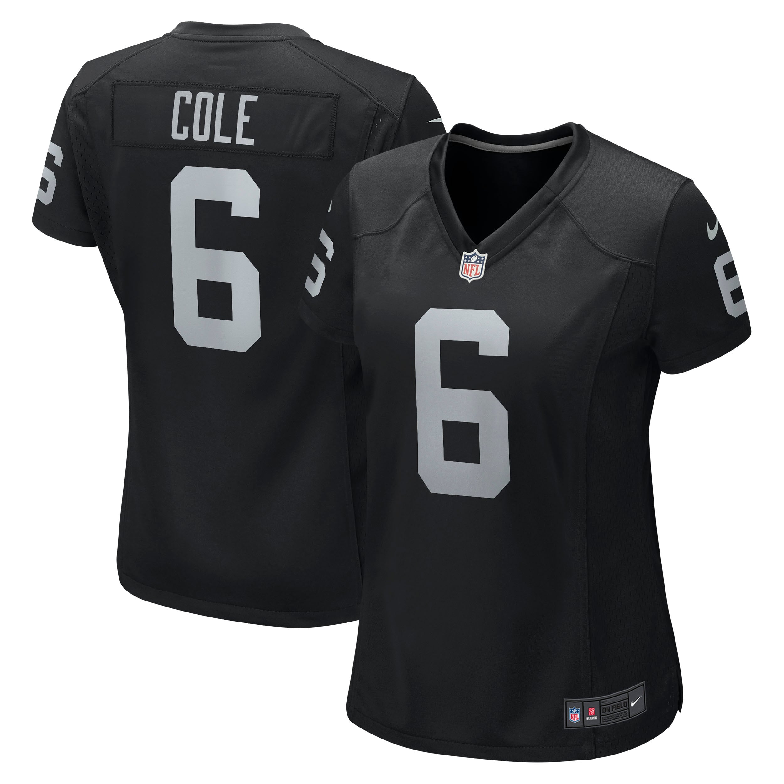 Women's Las Vegas Raiders AJ Cole Black Game Jersey