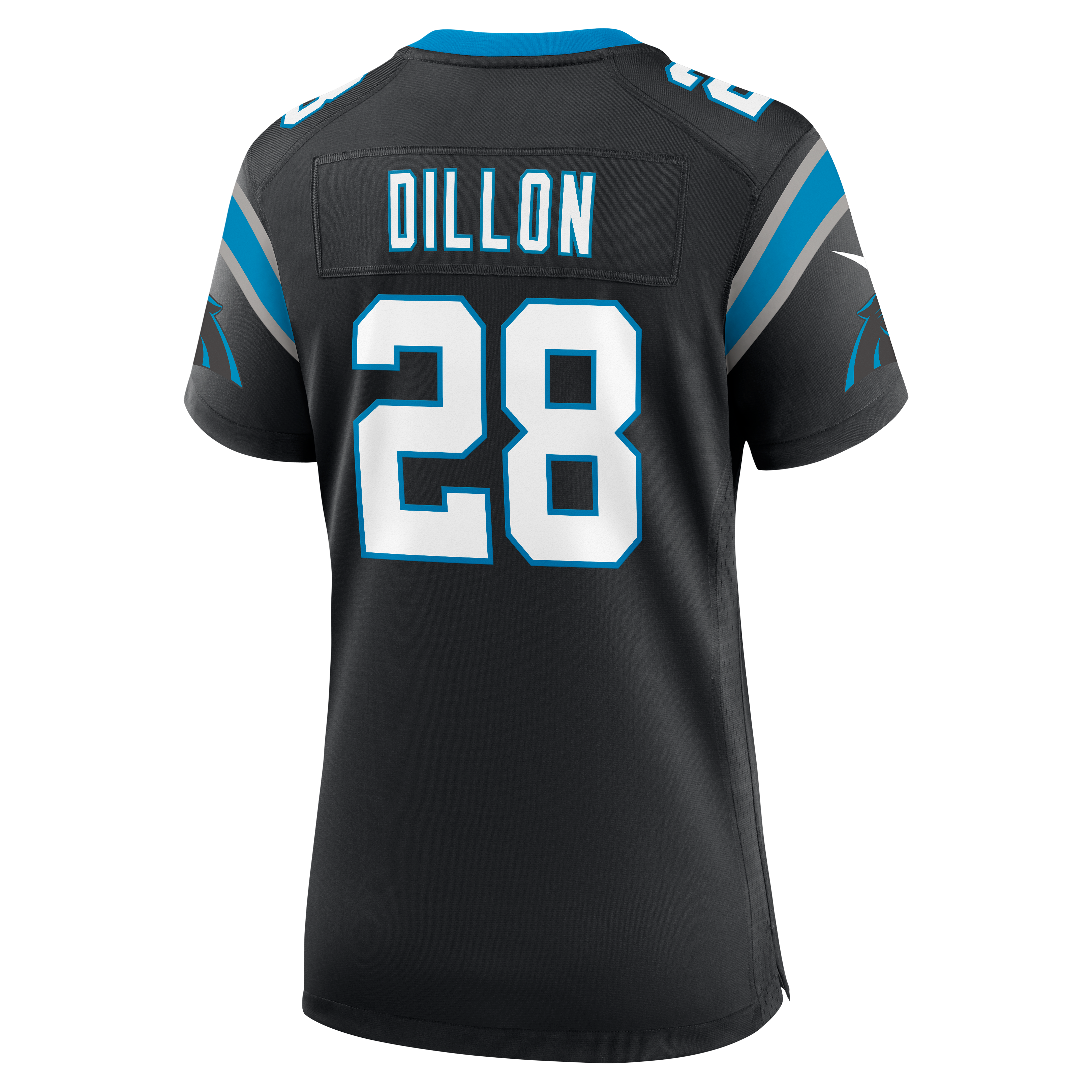 Women's Carolina Panthers AJ Dillon Black Team Game Jersey