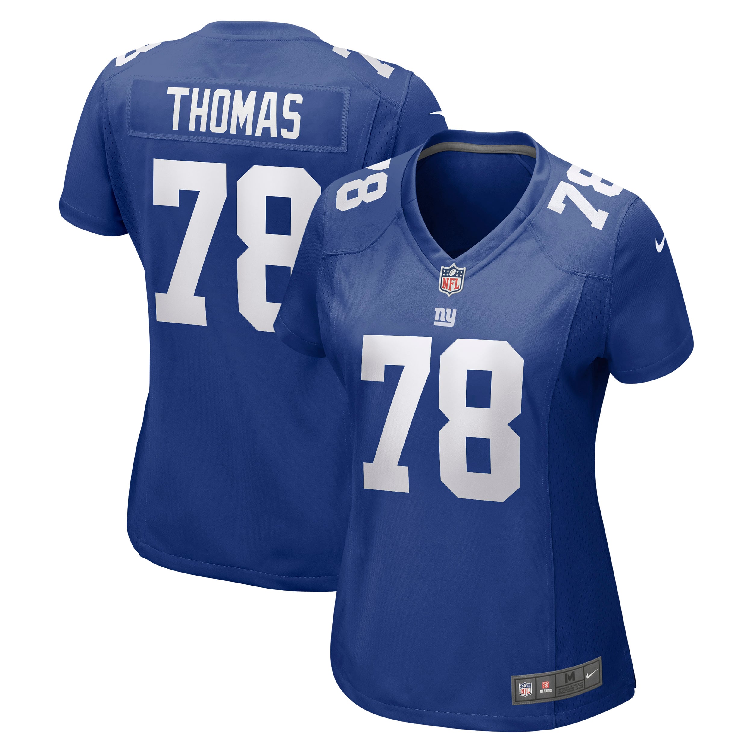 Women's New York Giants Andrew Thomas Royal Game Jersey
