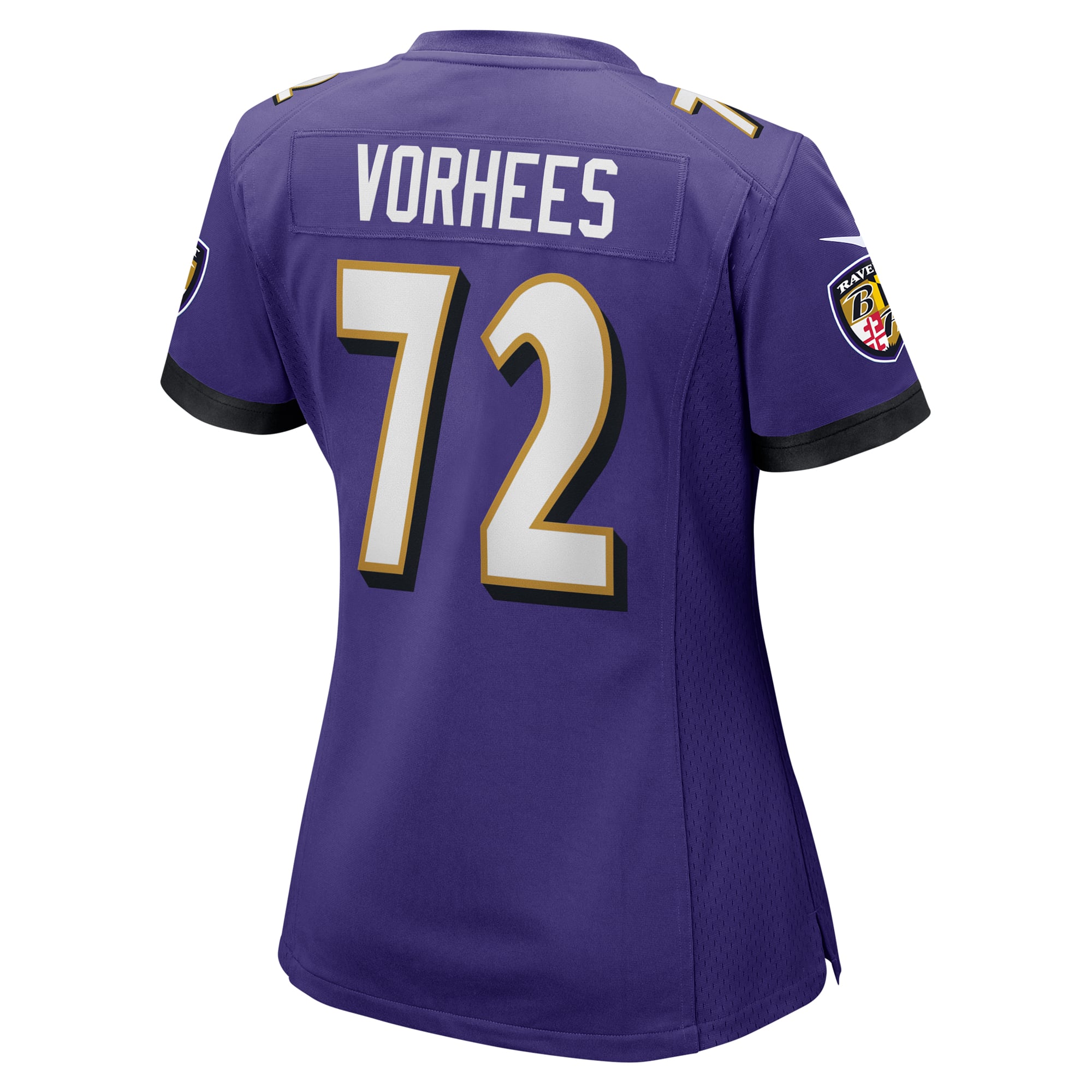 Women's Baltimore Ravens Andrew Vorhees Purple Game Jersey