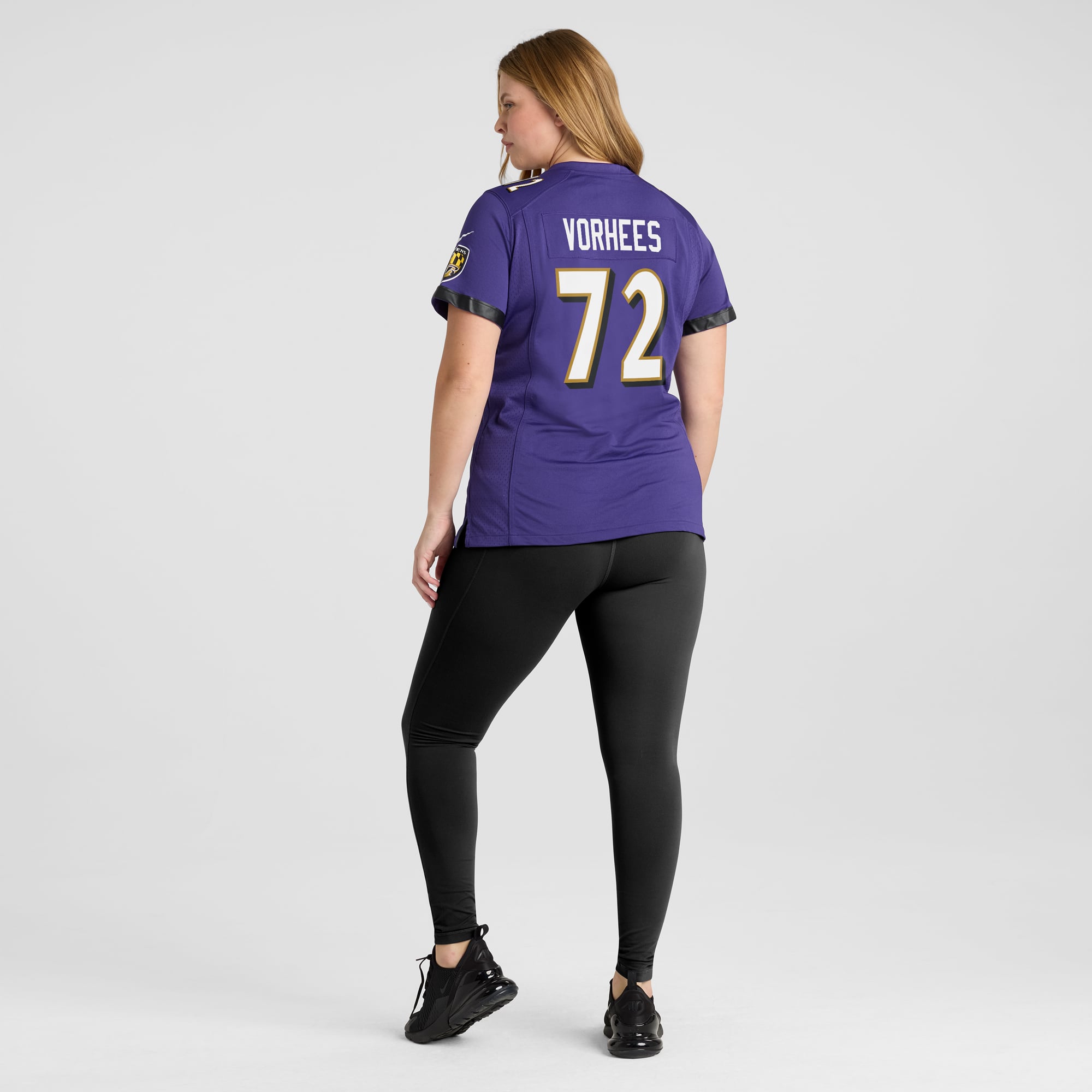 Women's Baltimore Ravens Andrew Vorhees Purple Game Jersey