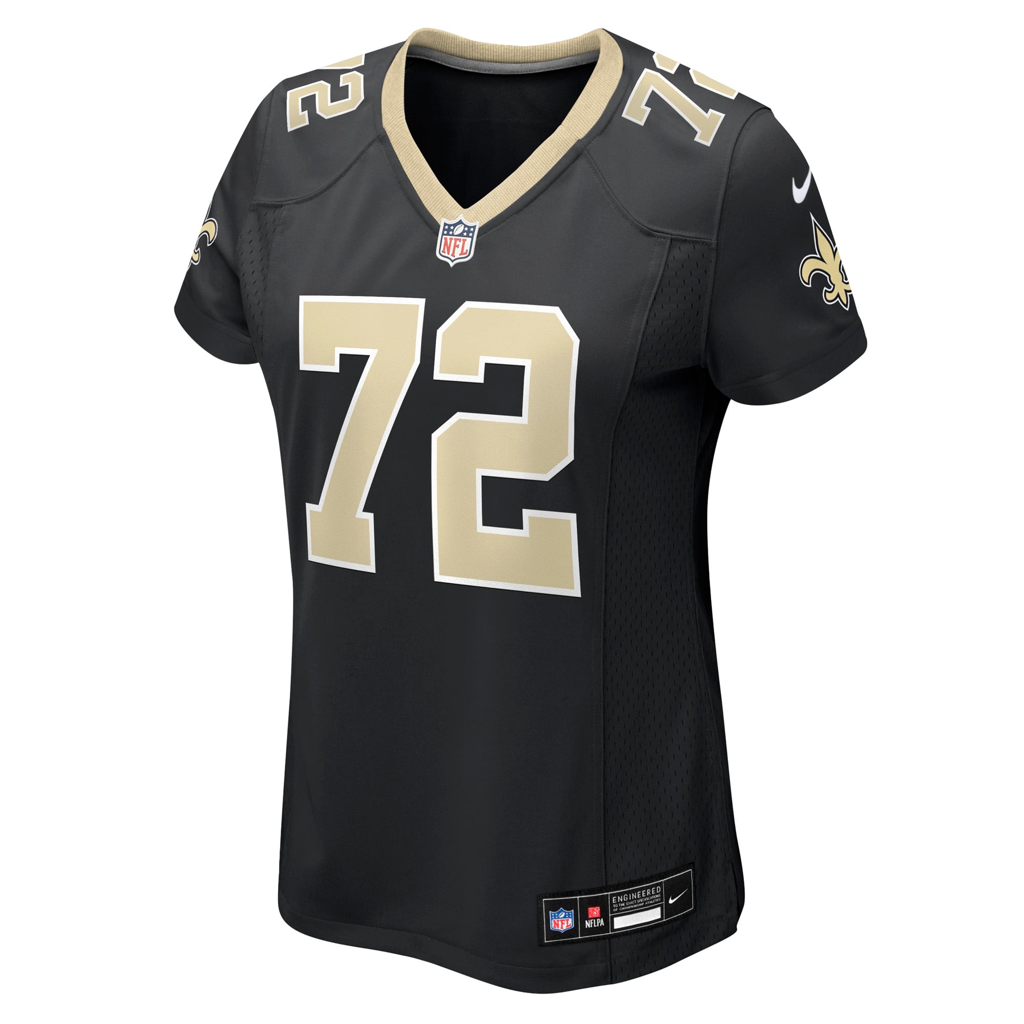 Women's New Orleans Saints Asim Richards Black Team Game Jersey