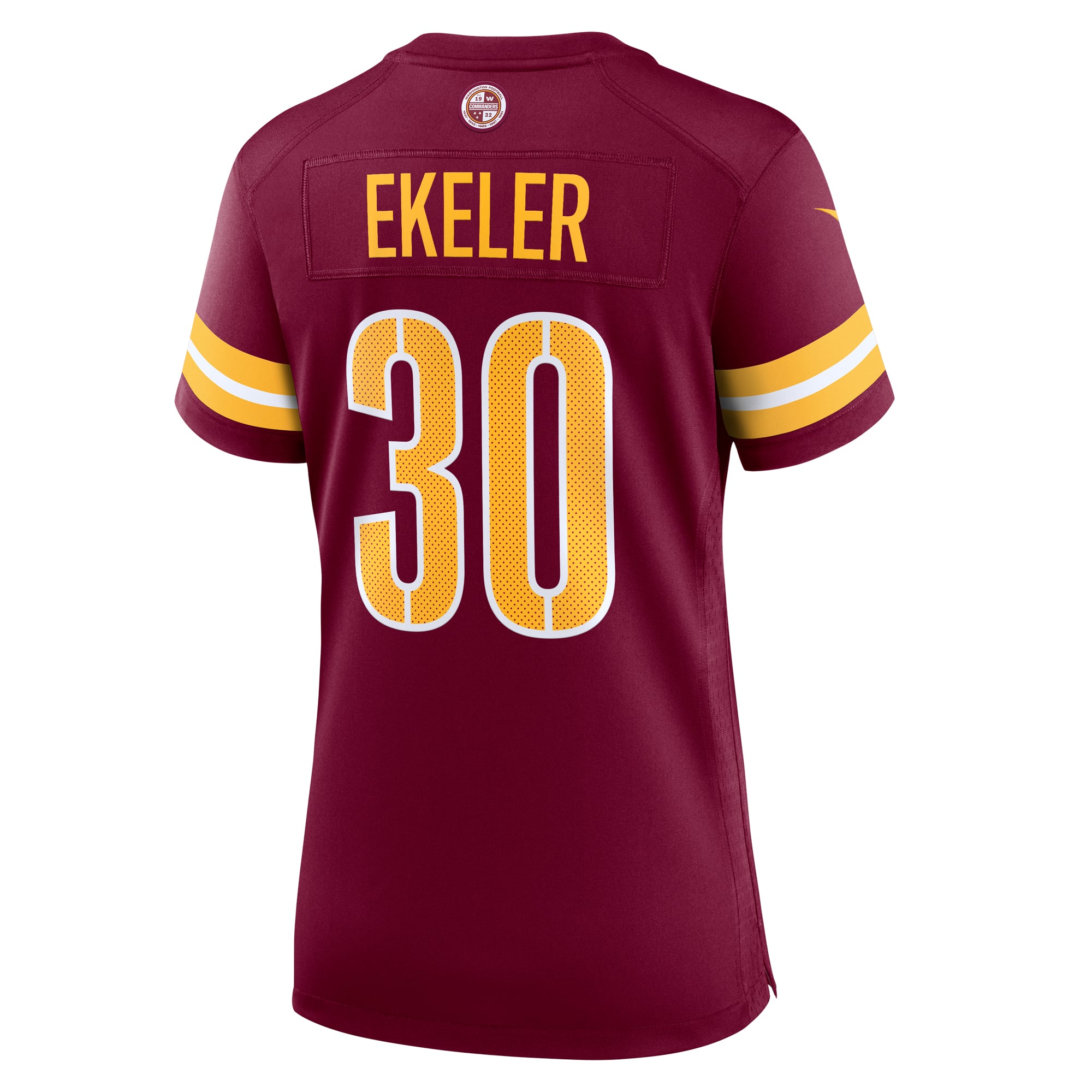 Women's Washington Commanders Austin Ekeler Burgundy Game Player Jersey