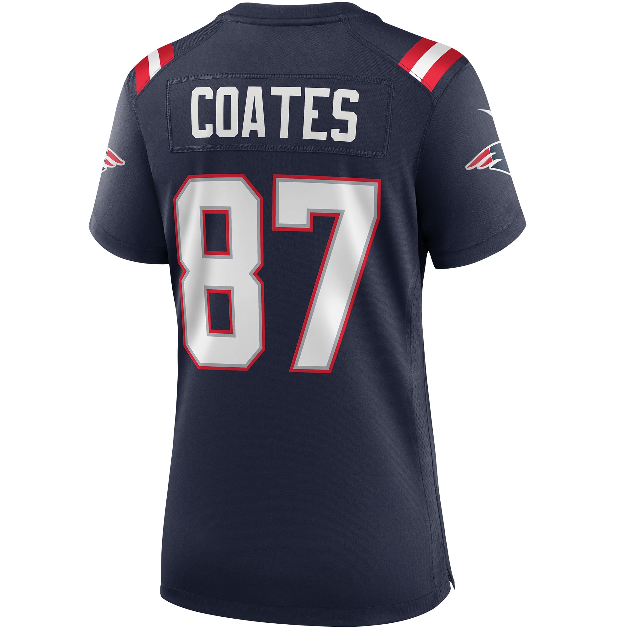 Women's New England Patriots Ben Coates Navy Game Retired Player Jersey
