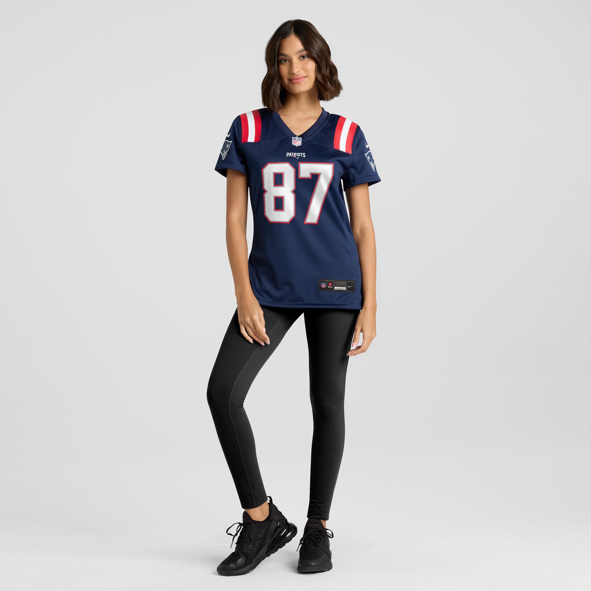 Women's New England Patriots Ben Coates Navy Game Retired Player Jersey