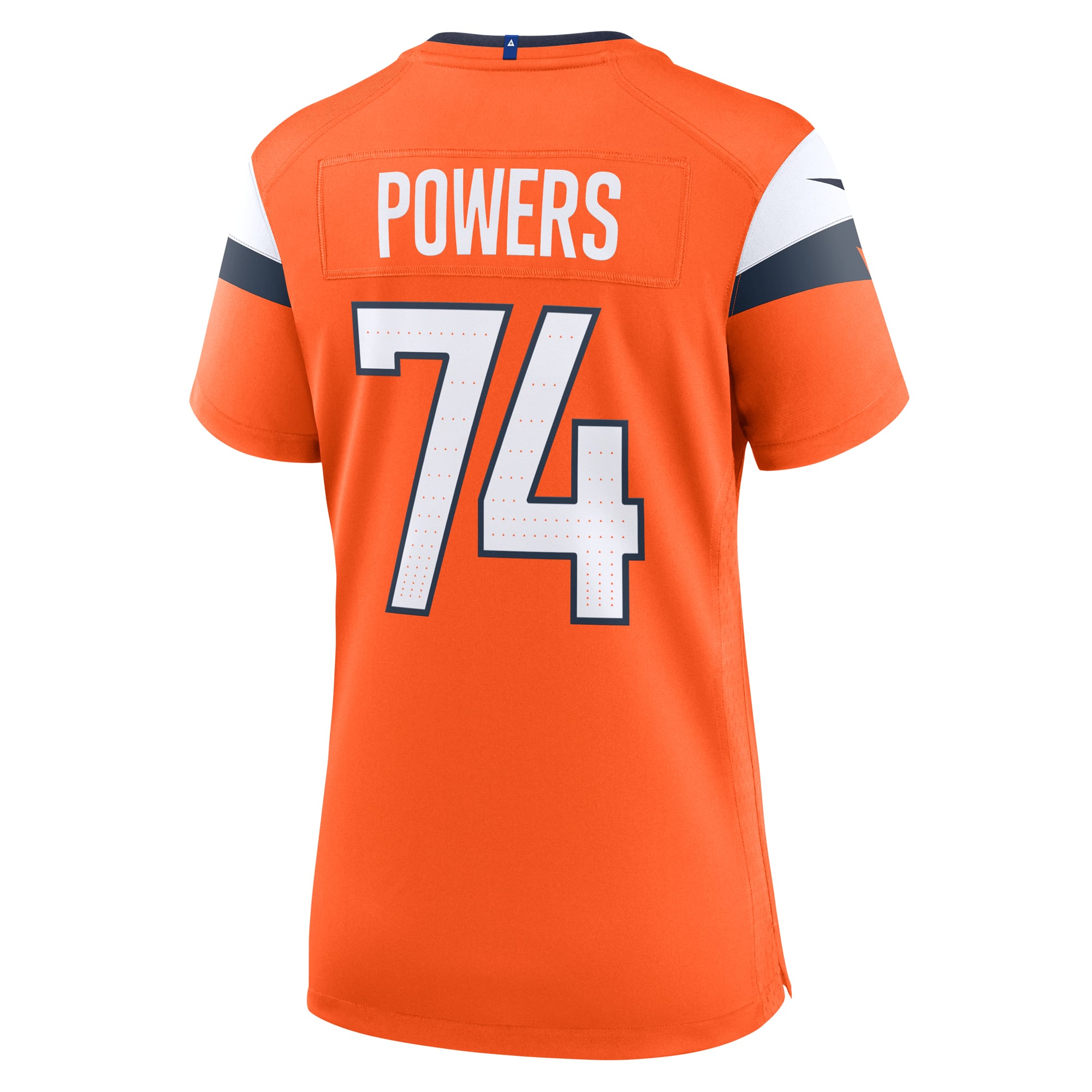 Women's Denver Broncos Ben Powers Orange Team Game Jersey