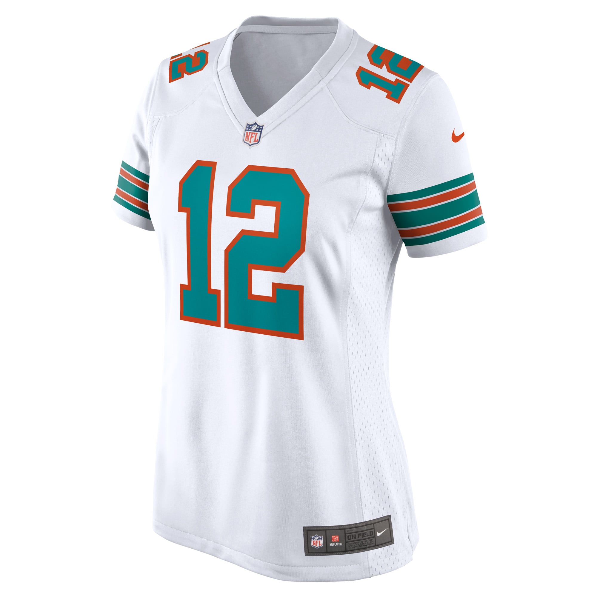 Women's Miami Dolphins Bob Griese White Retired Player Jersey
