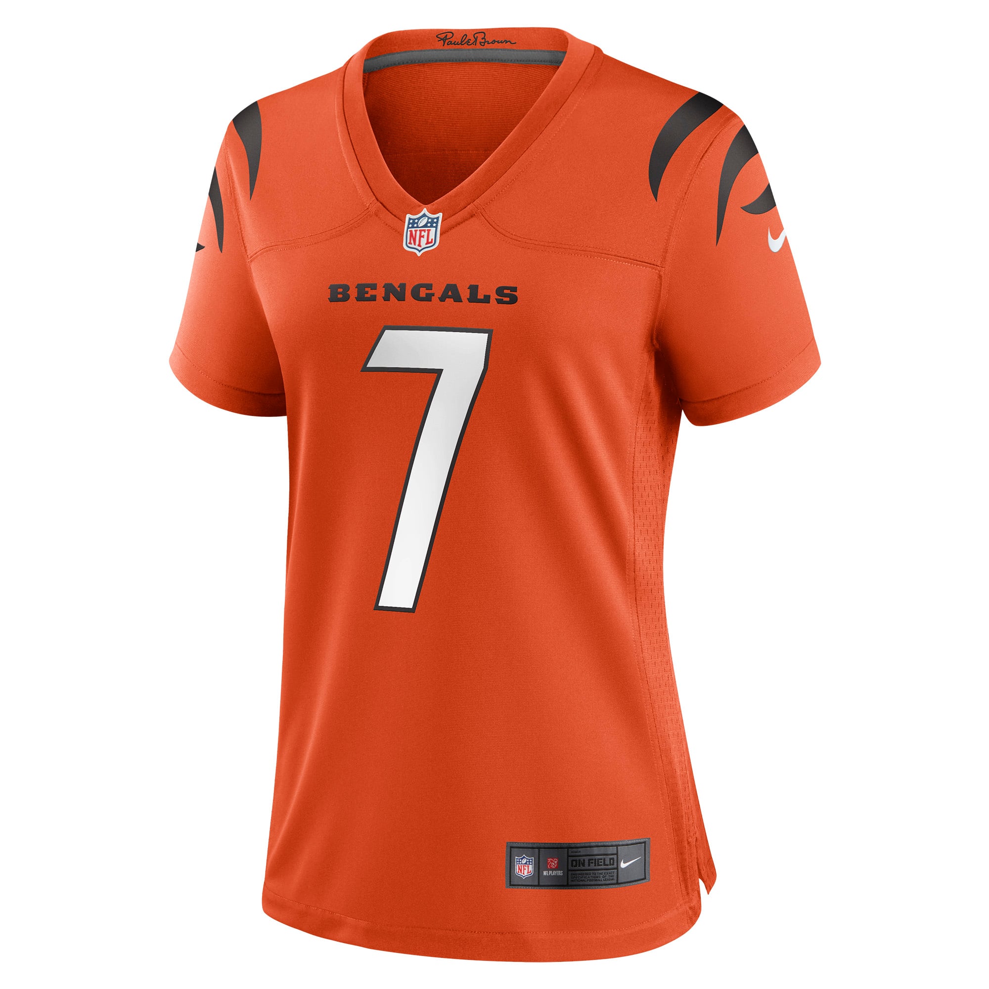 Women's Cincinnati Bengals Boomer Esiason Orange Retired Game Jersey