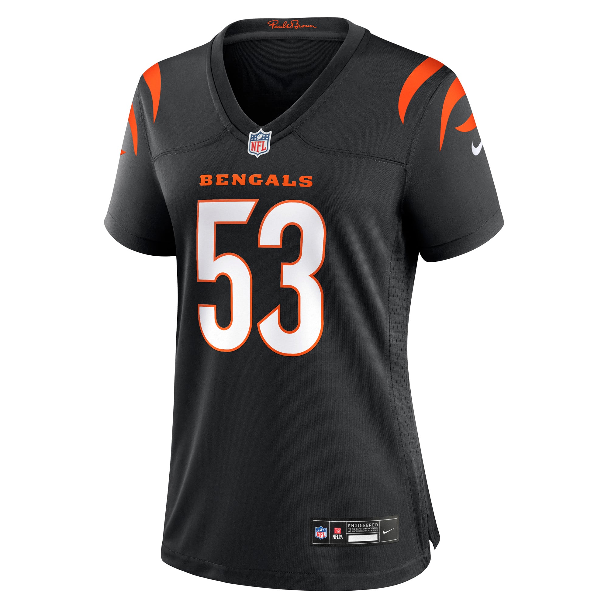 Women's Cincinnati Bengals Boye Mafe Black Team Game Jersey