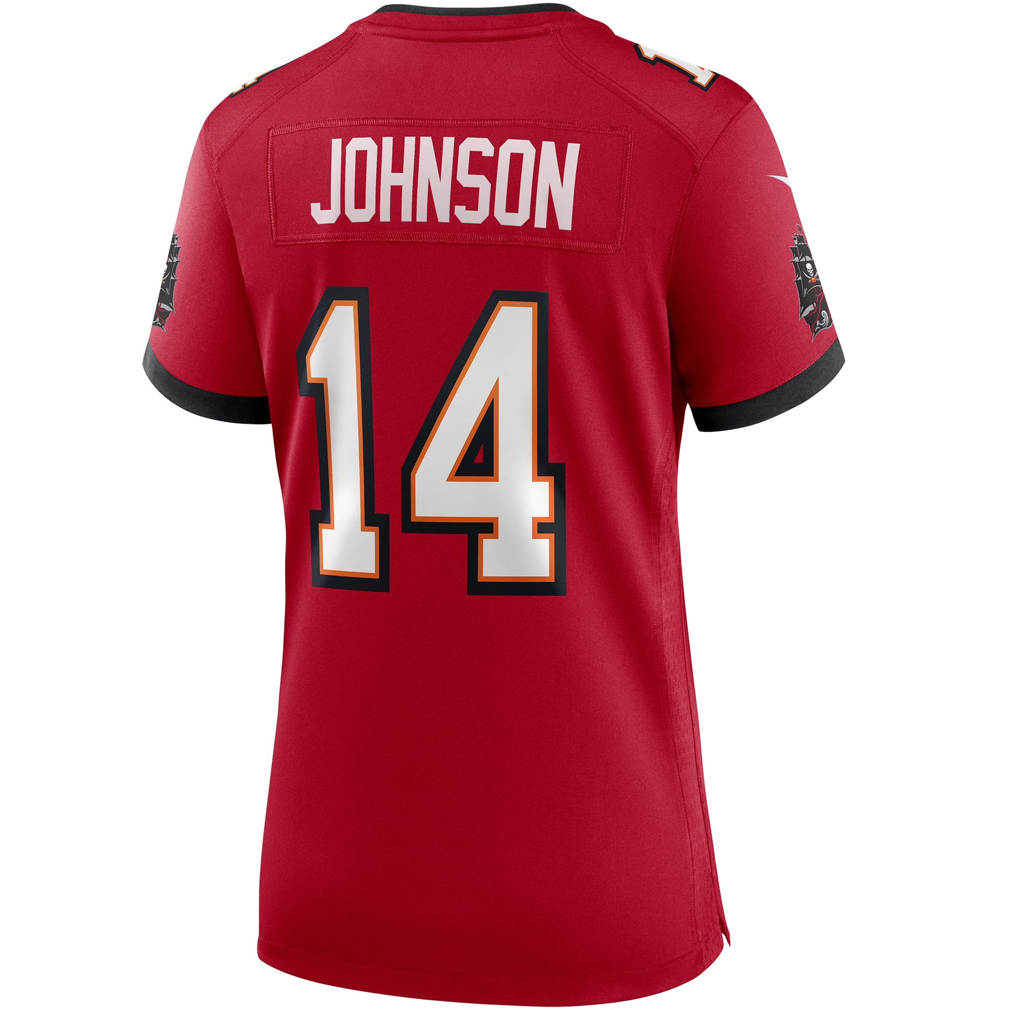 Women's Tampa Bay Buccaneers Brad Johnson Red Game Retired Player Jersey