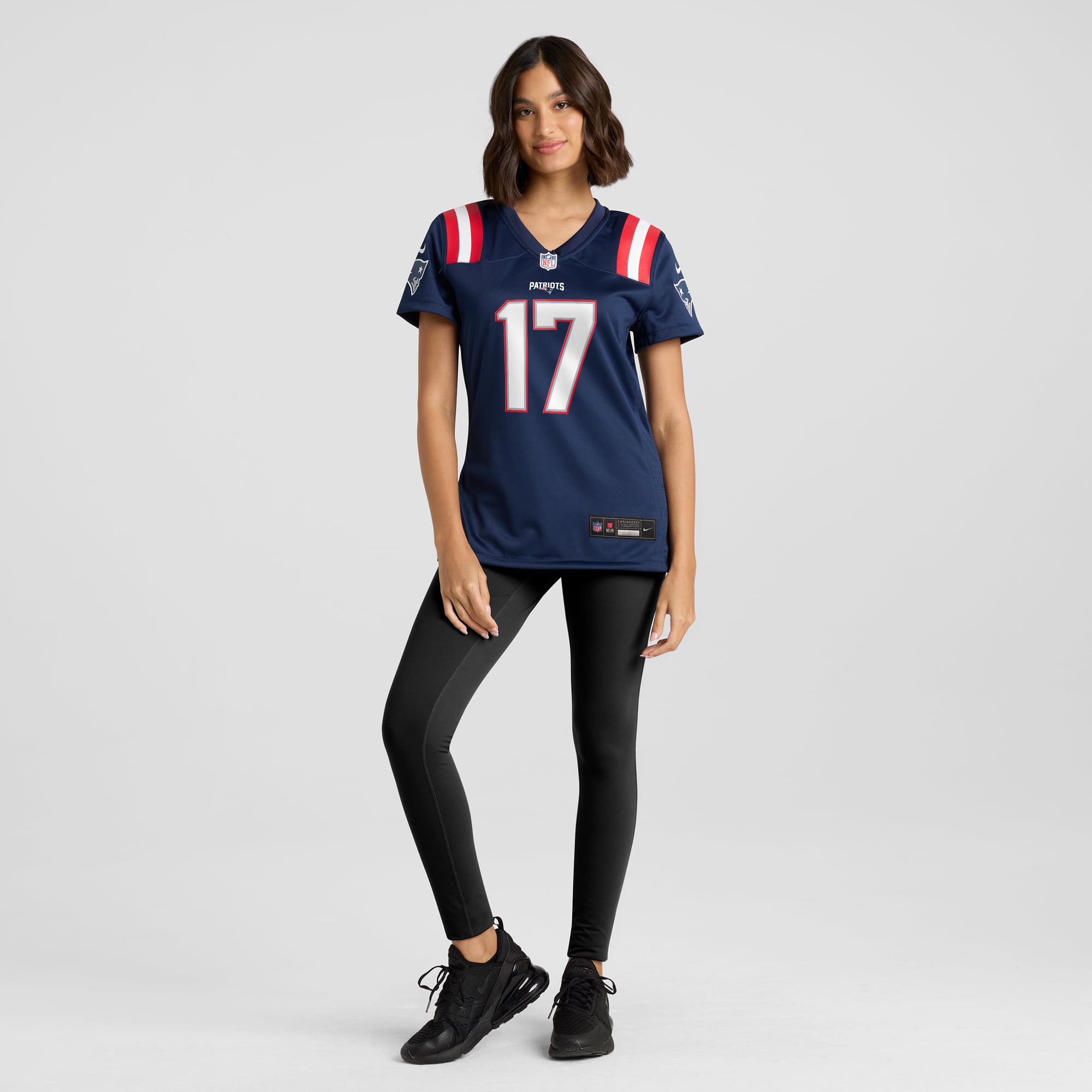 Women's New England Patriots Bryce Baringer Navy Game Jersey