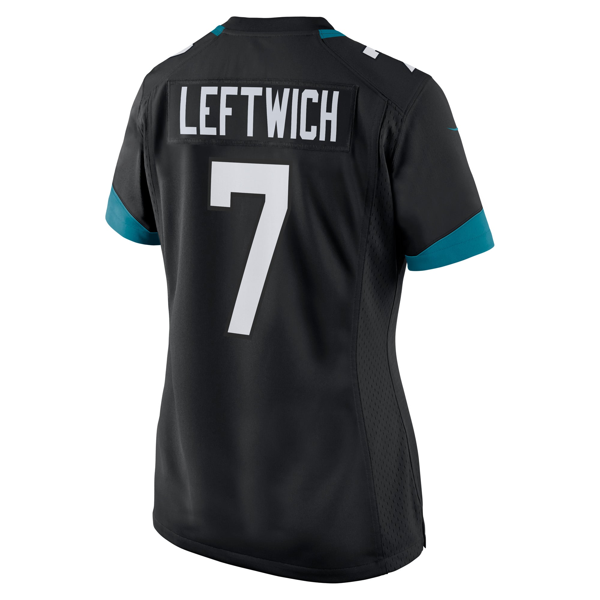 Women's Jacksonville Jaguars Byron Leftwich Black Alternate Retired Player Game Jersey