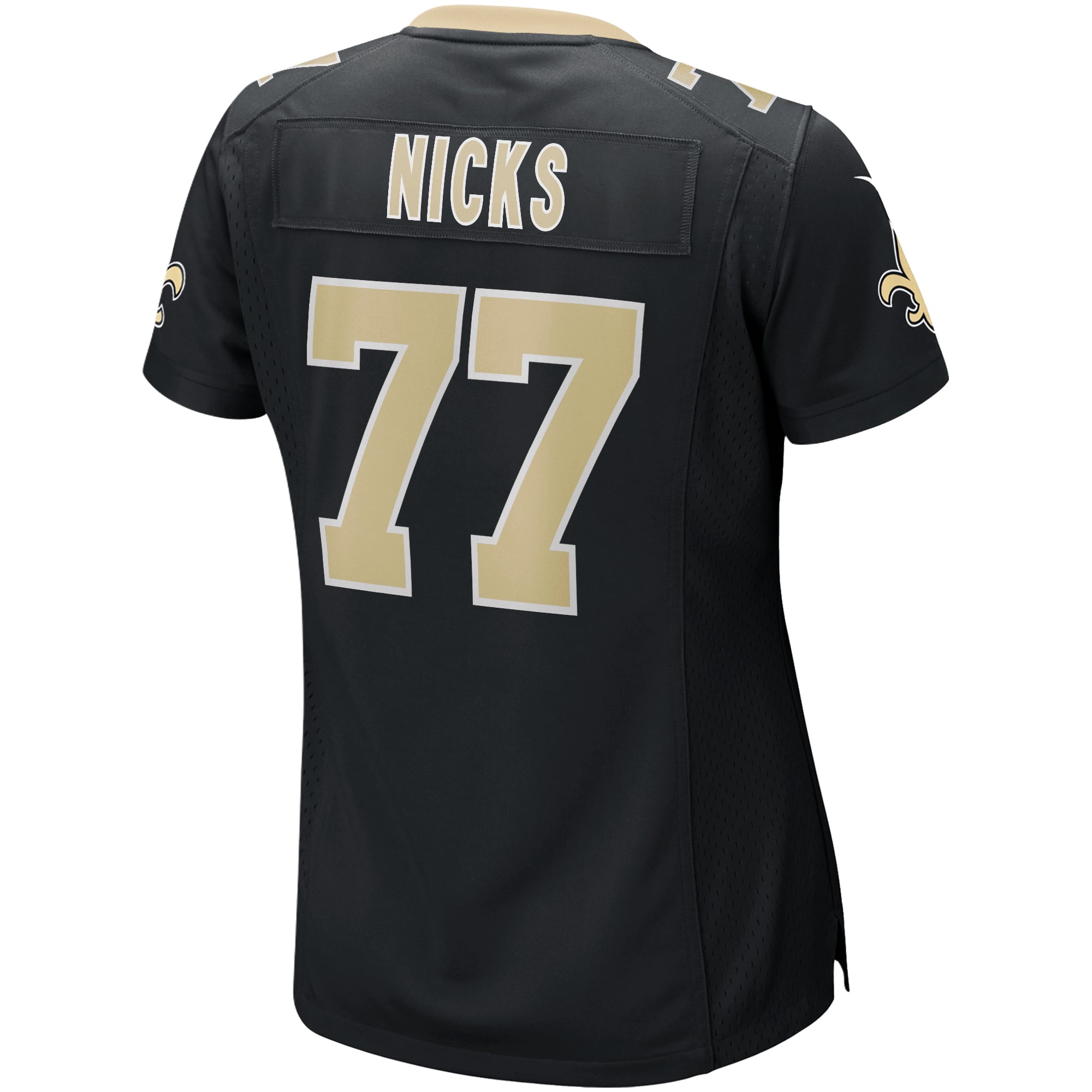 Women's New Orleans Saints Carl Nicks Black Game Retired Player Jersey