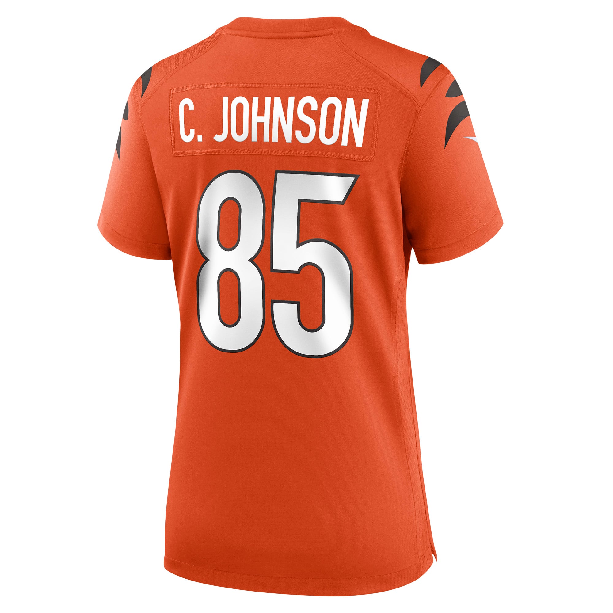 Women's Cincinnati Bengals Chad Johnson Orange Retired Game Jersey