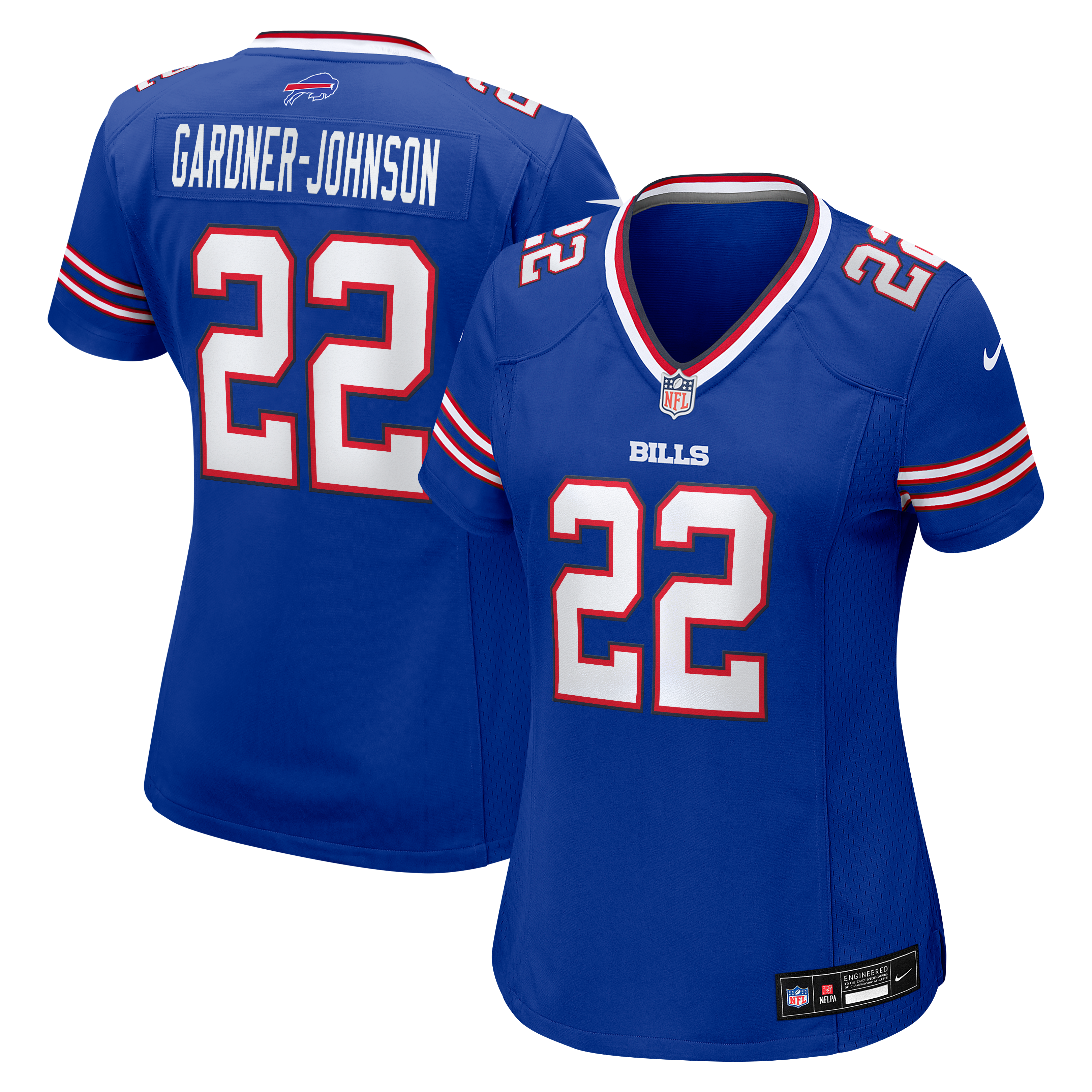 Women's Buffalo Bills Chauncey Gardner-Johnson Royal Team Game Jersey