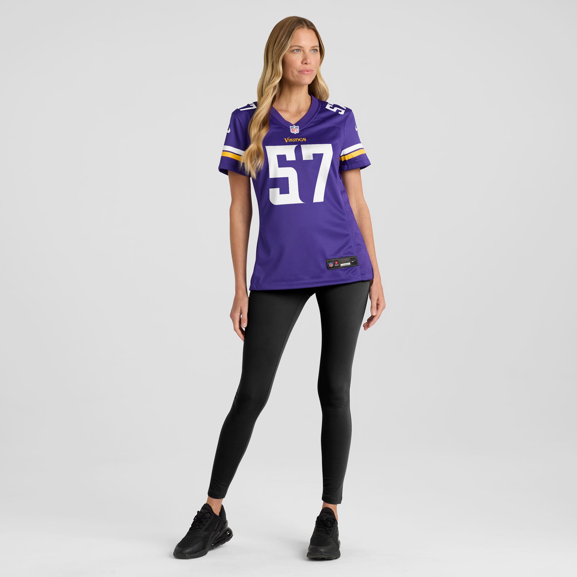 Women's Minnesota Vikings Chaz Chambliss Purple Team Game Jersey