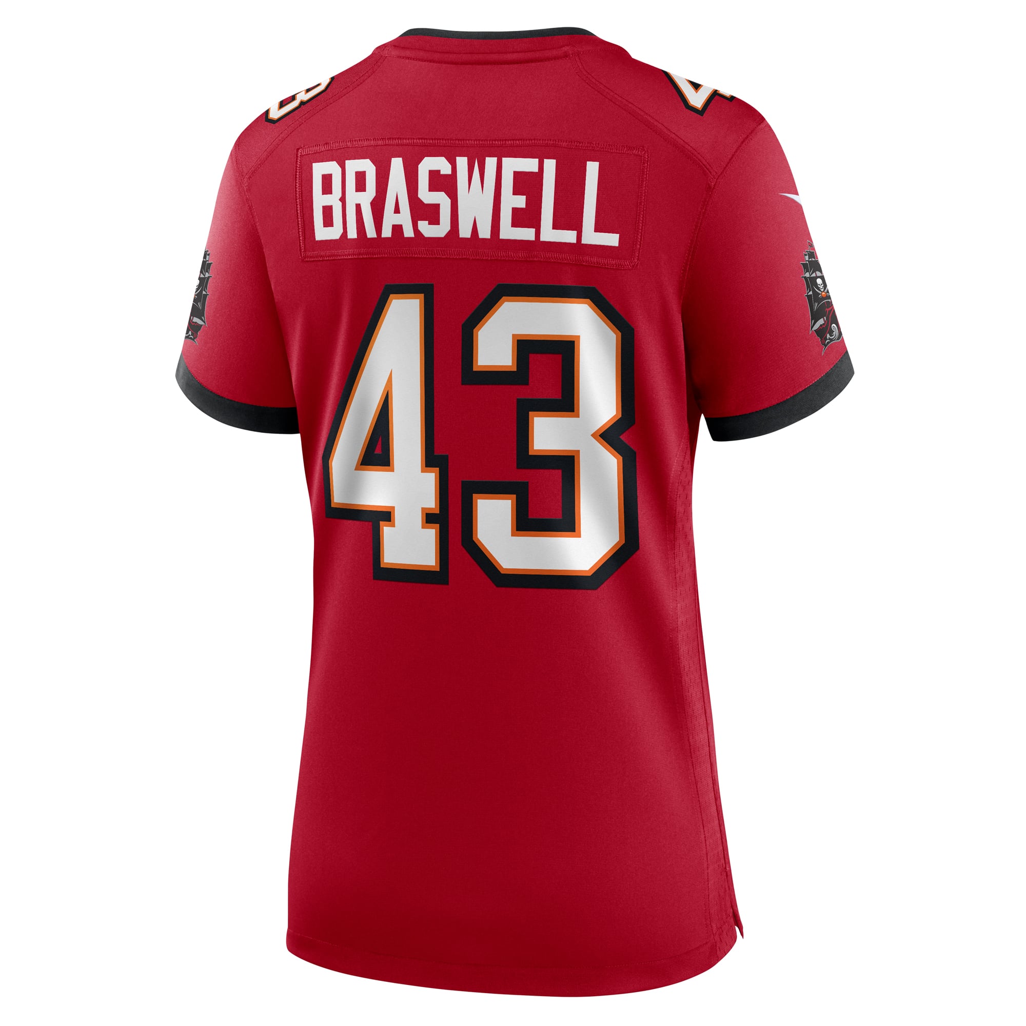 Women's Tampa Bay Buccaneers Chris Braswell Red Team Game Jersey