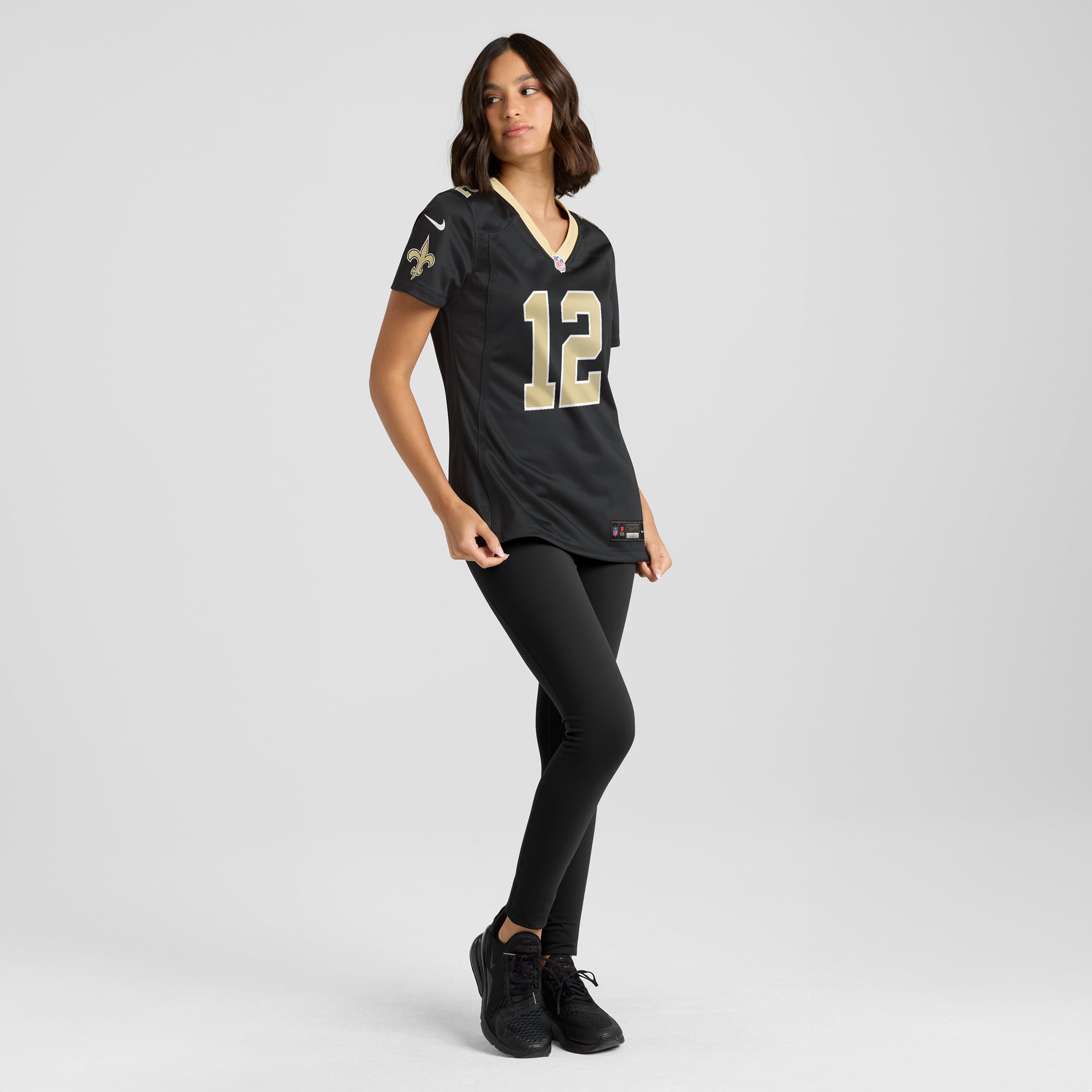 Women's New Orleans Saints Chris Olave Black Game Player Jersey