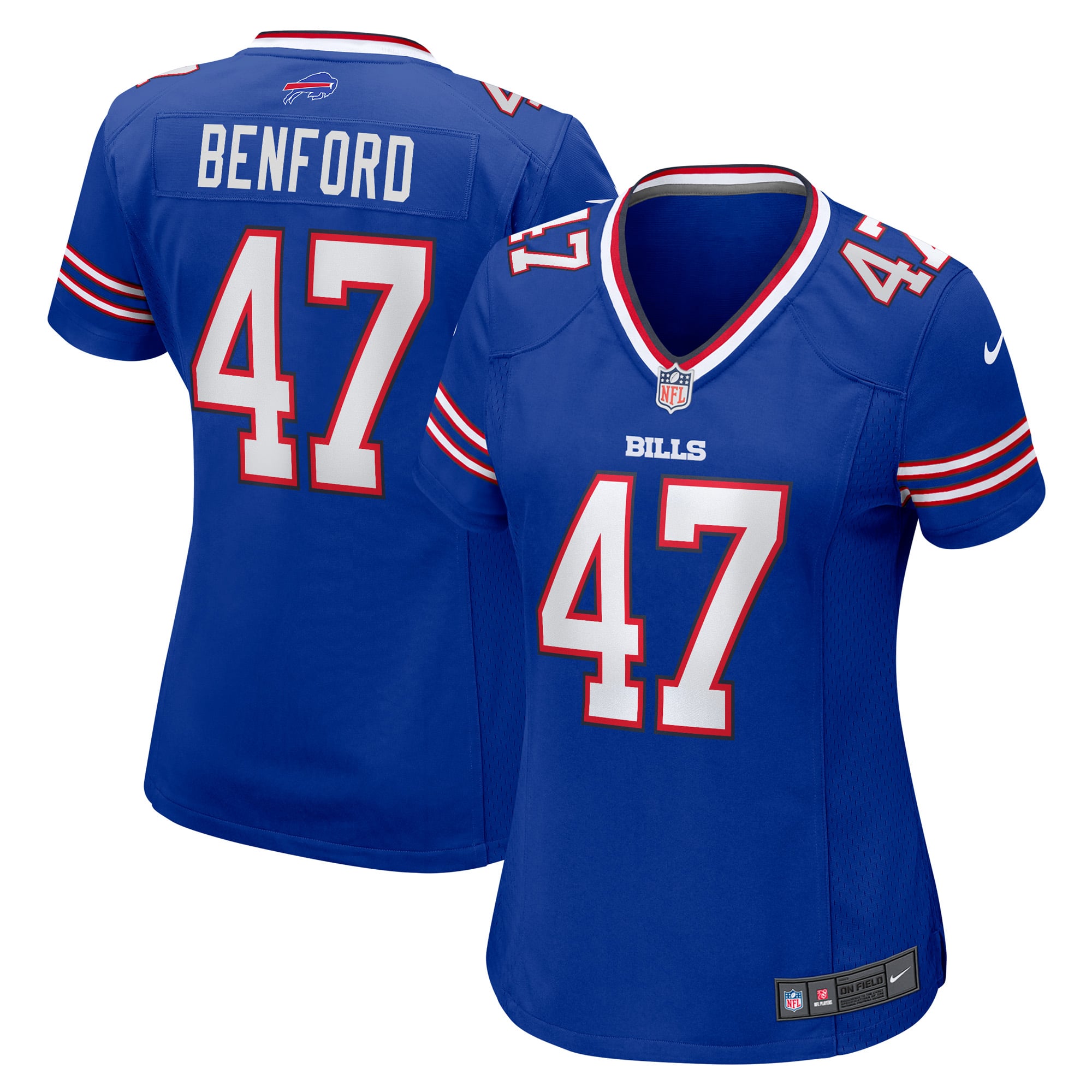 Women's Buffalo Bills Christian Benford Royal Game Jersey