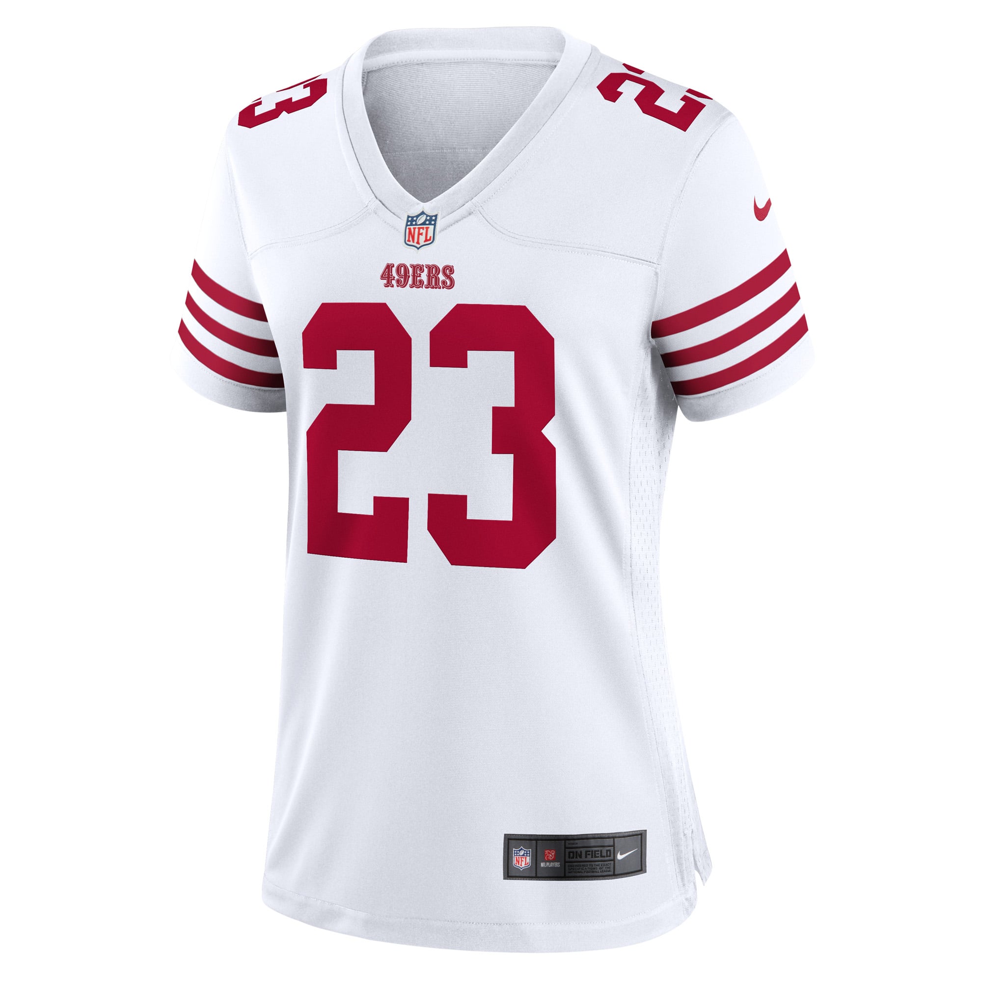 Women's San Francisco 49ers Christian McCaffrey White Player Jersey