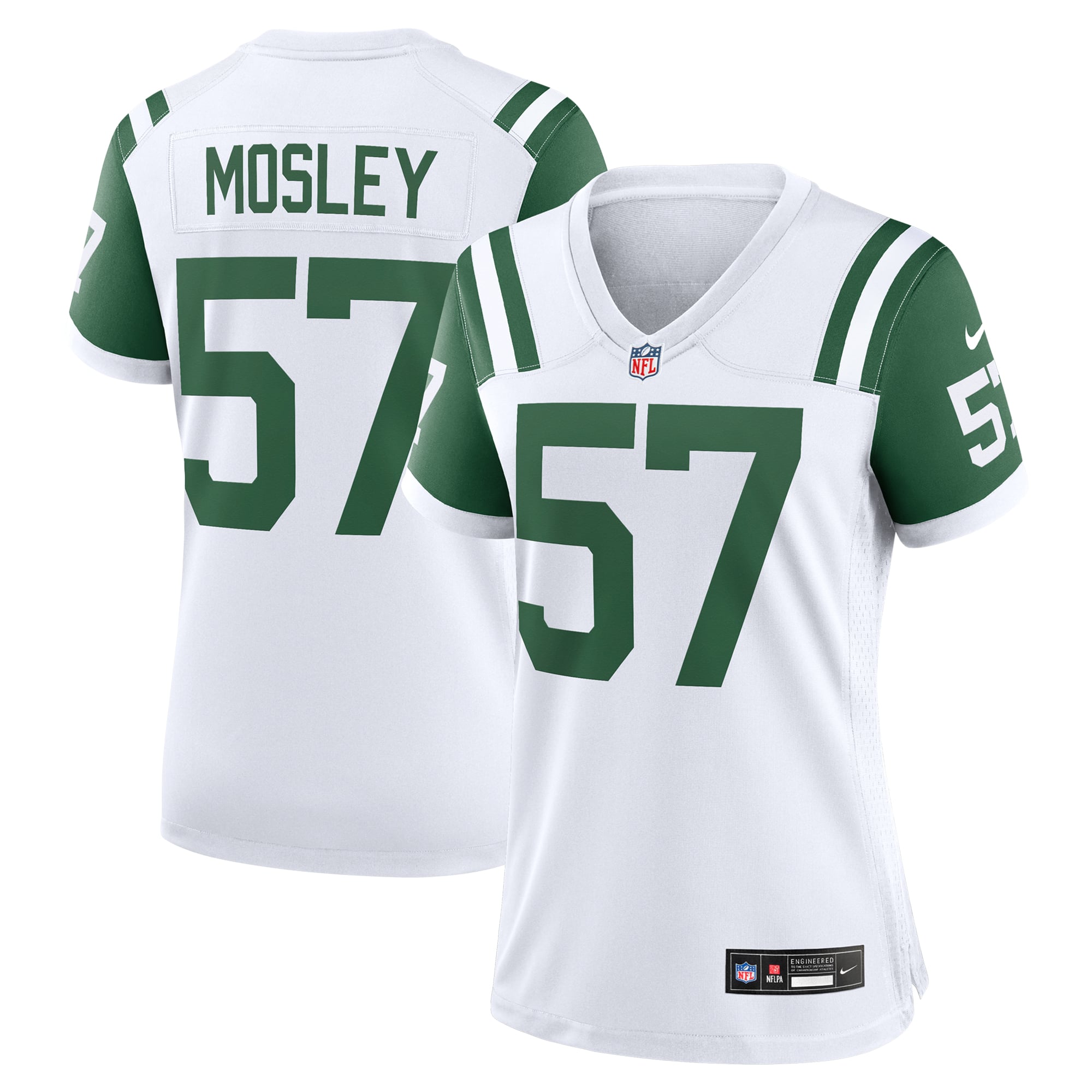 Women's New York Jets C.J. Mosley White Classic Alternate Game Jersey