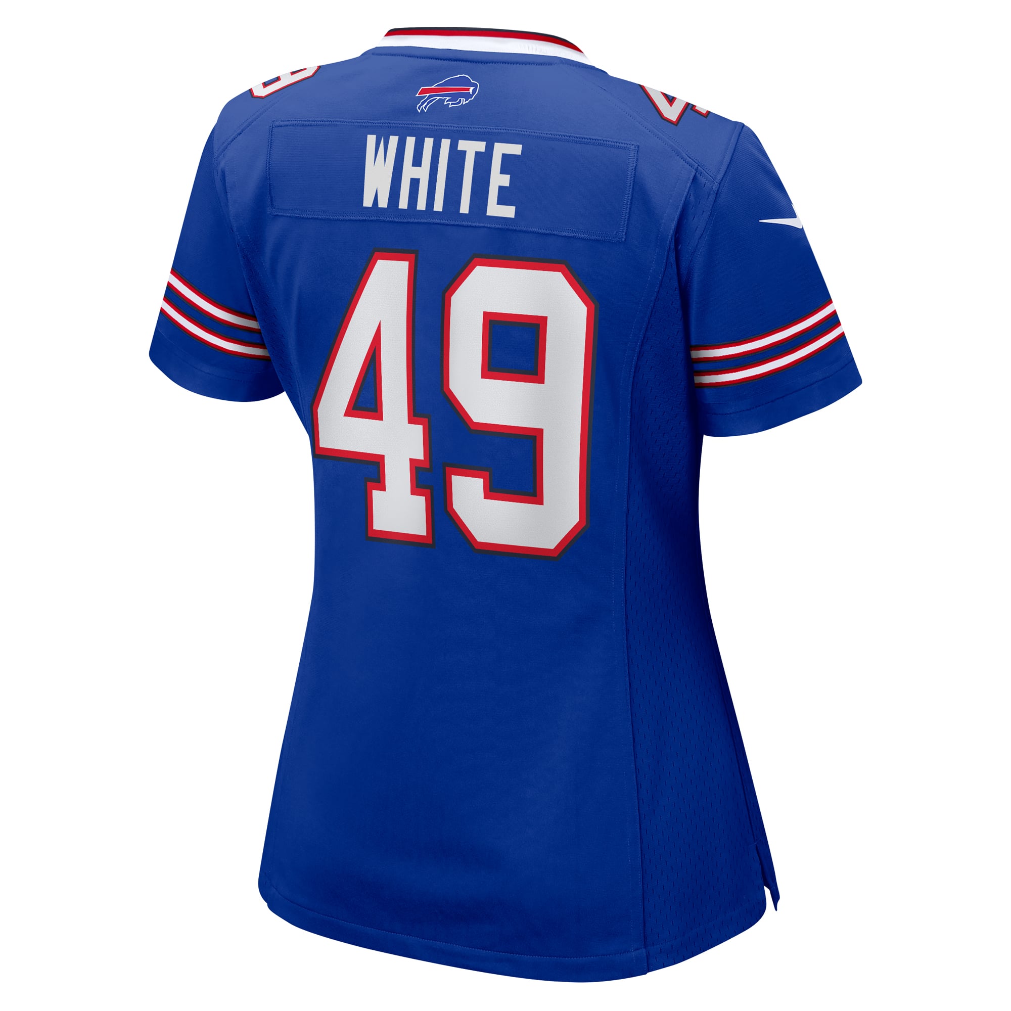Women's Buffalo Bills DaShaun White Royal Team Game Jersey