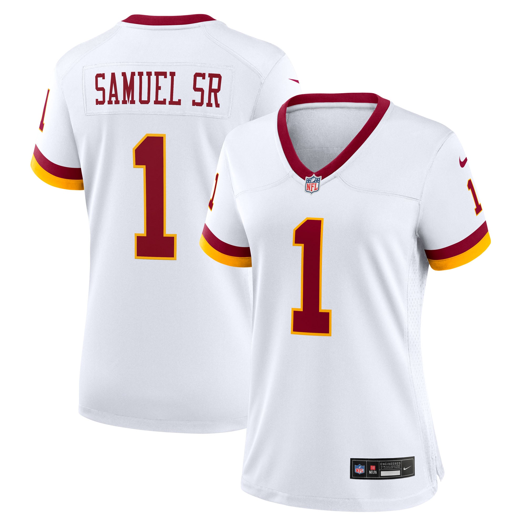 Women's Washington Commanders Deebo Samuel Sr White Game Super Bowl Era Jersey