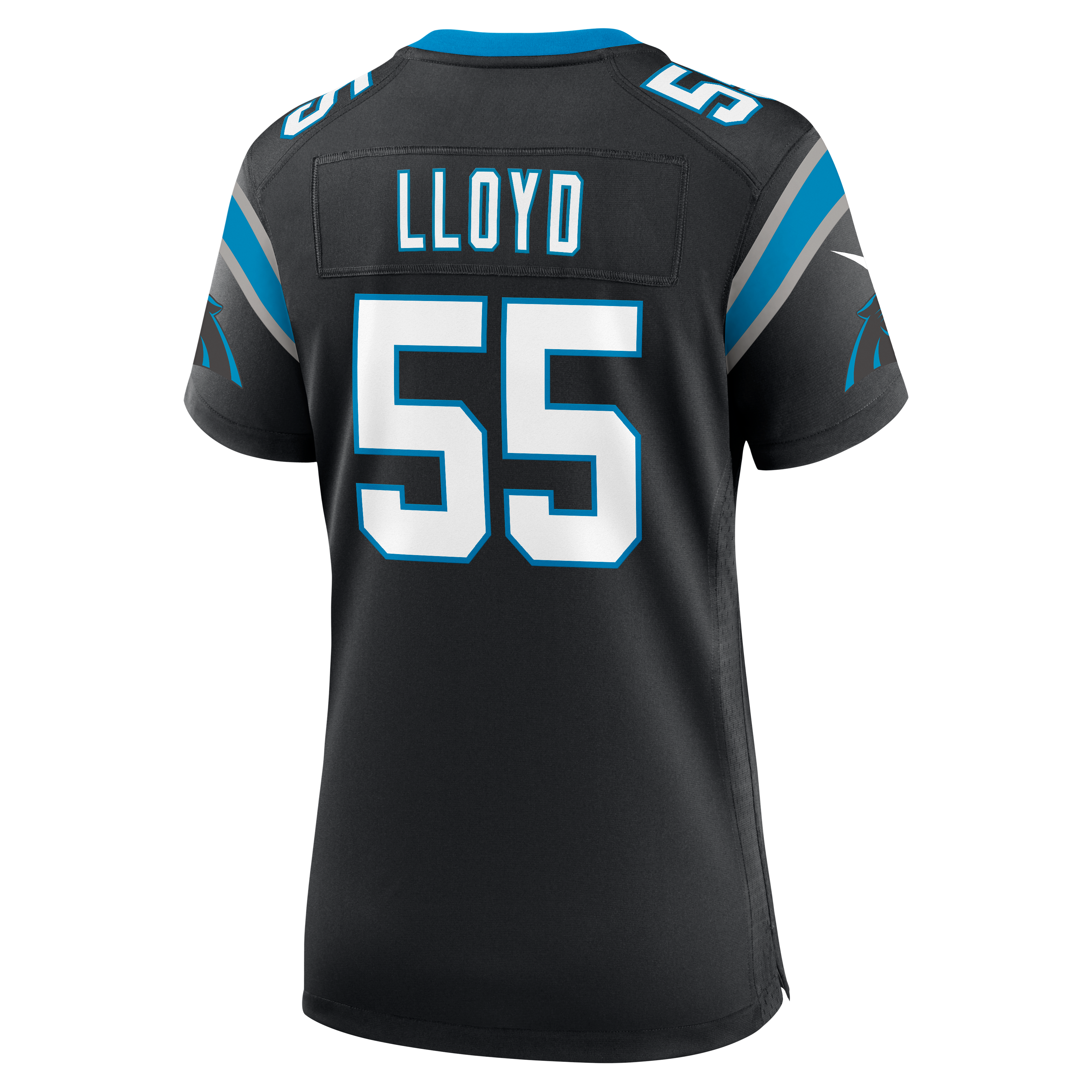 Women's Carolina Panthers Devin Lloyd Black Team Game Jersey