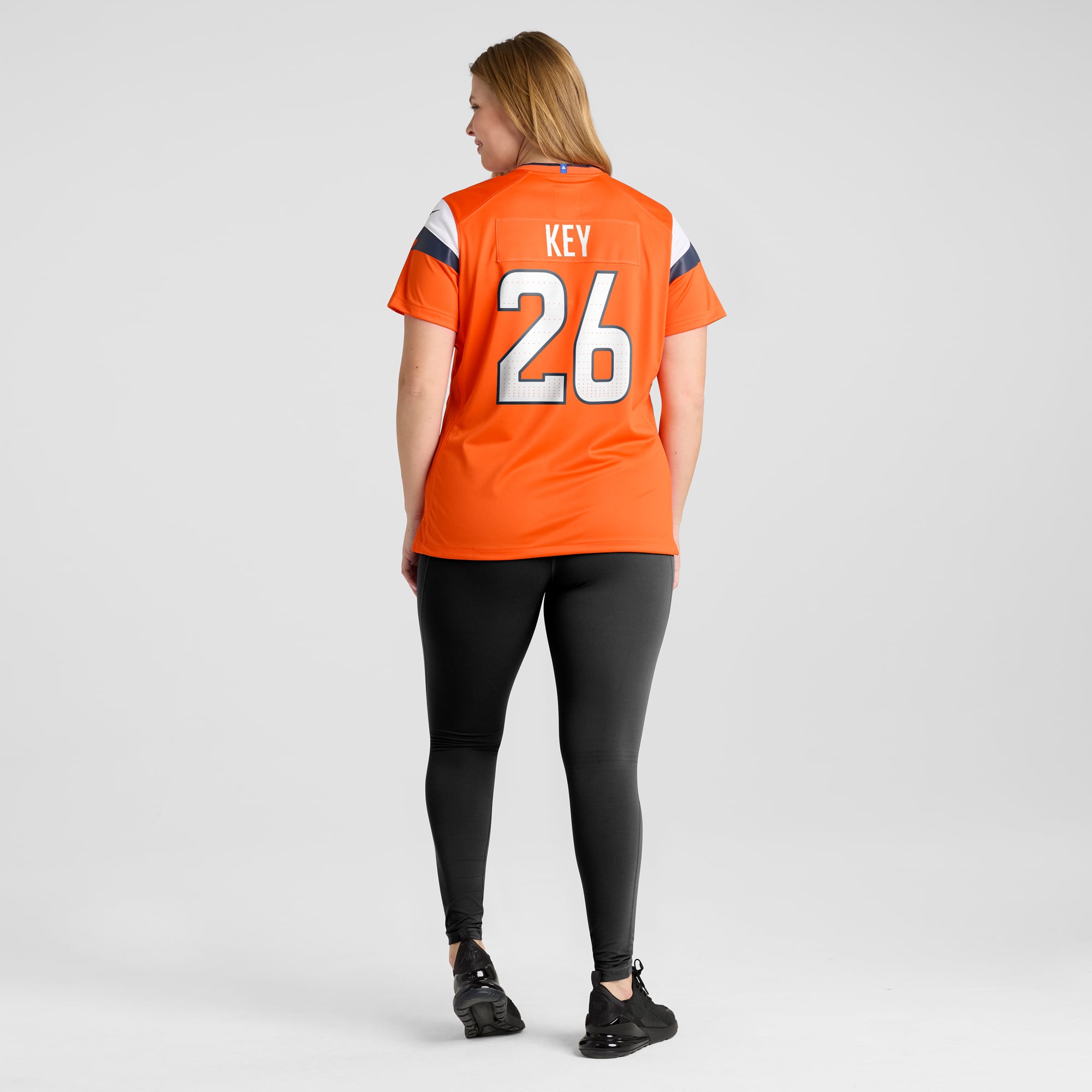Women's Denver Broncos Devon Key Orange Team Game Jersey