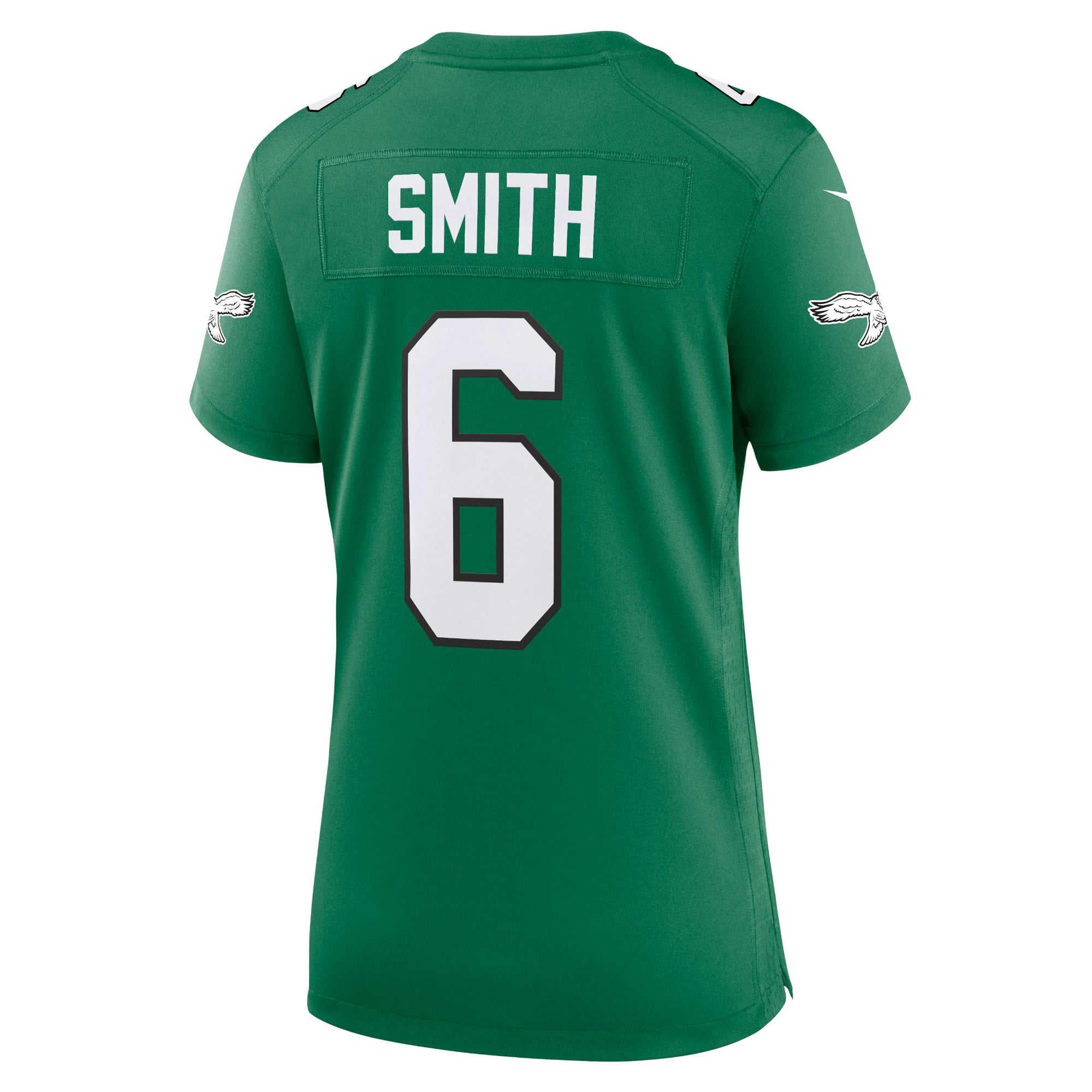 Women's Philadelphia Eagles DeVonta Smith Kelly Green Player Jersey