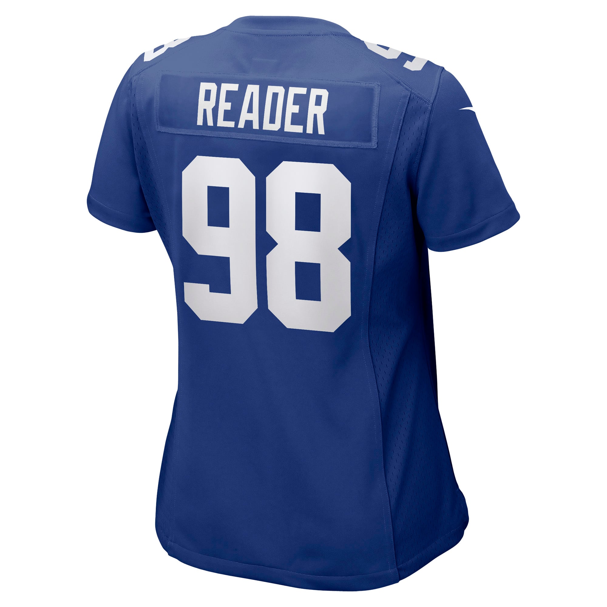 Women's New York Giants D.J. Reader Royal Team Game Jersey