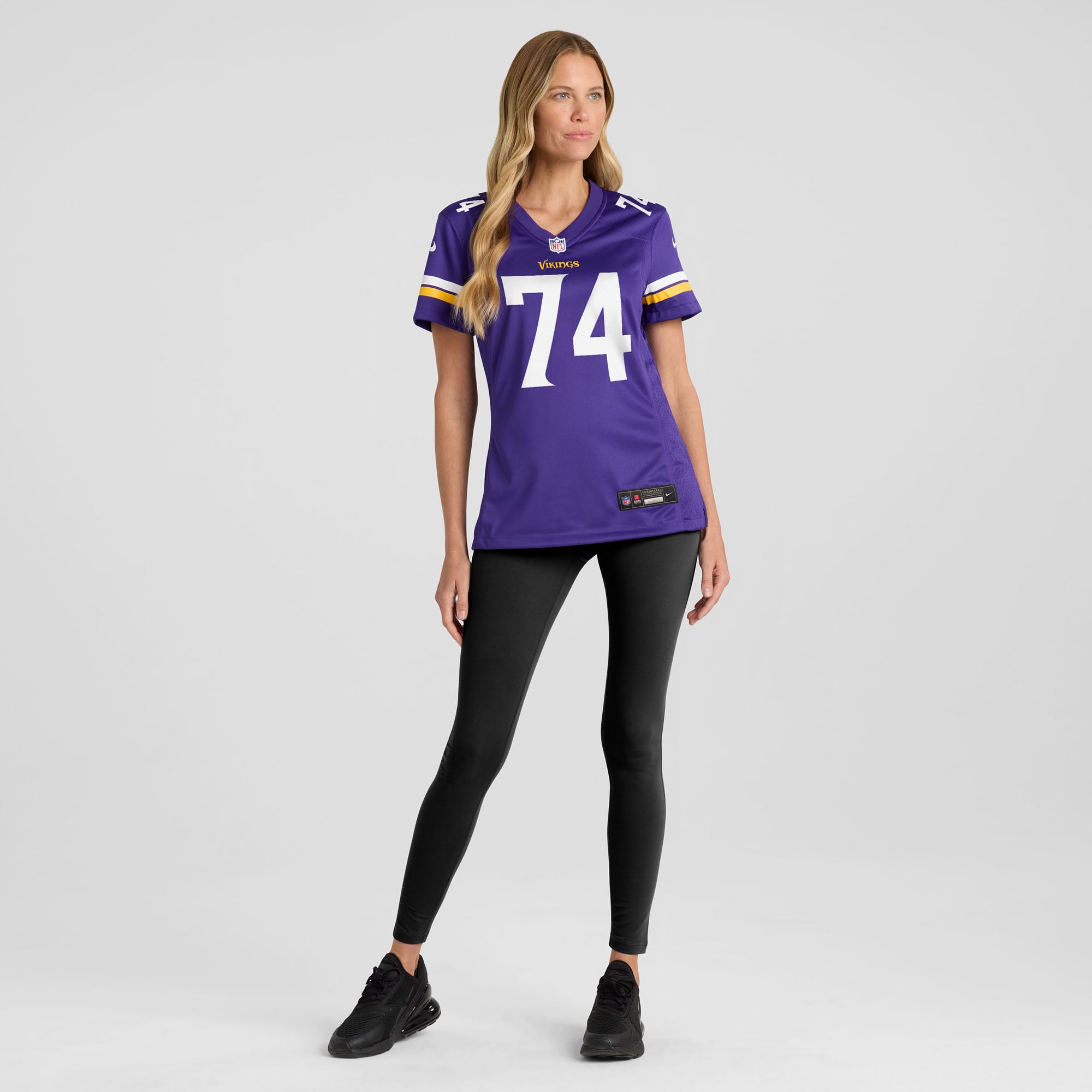Women's Minnesota Vikings Donovan Jackson Purple Team Game Jersey