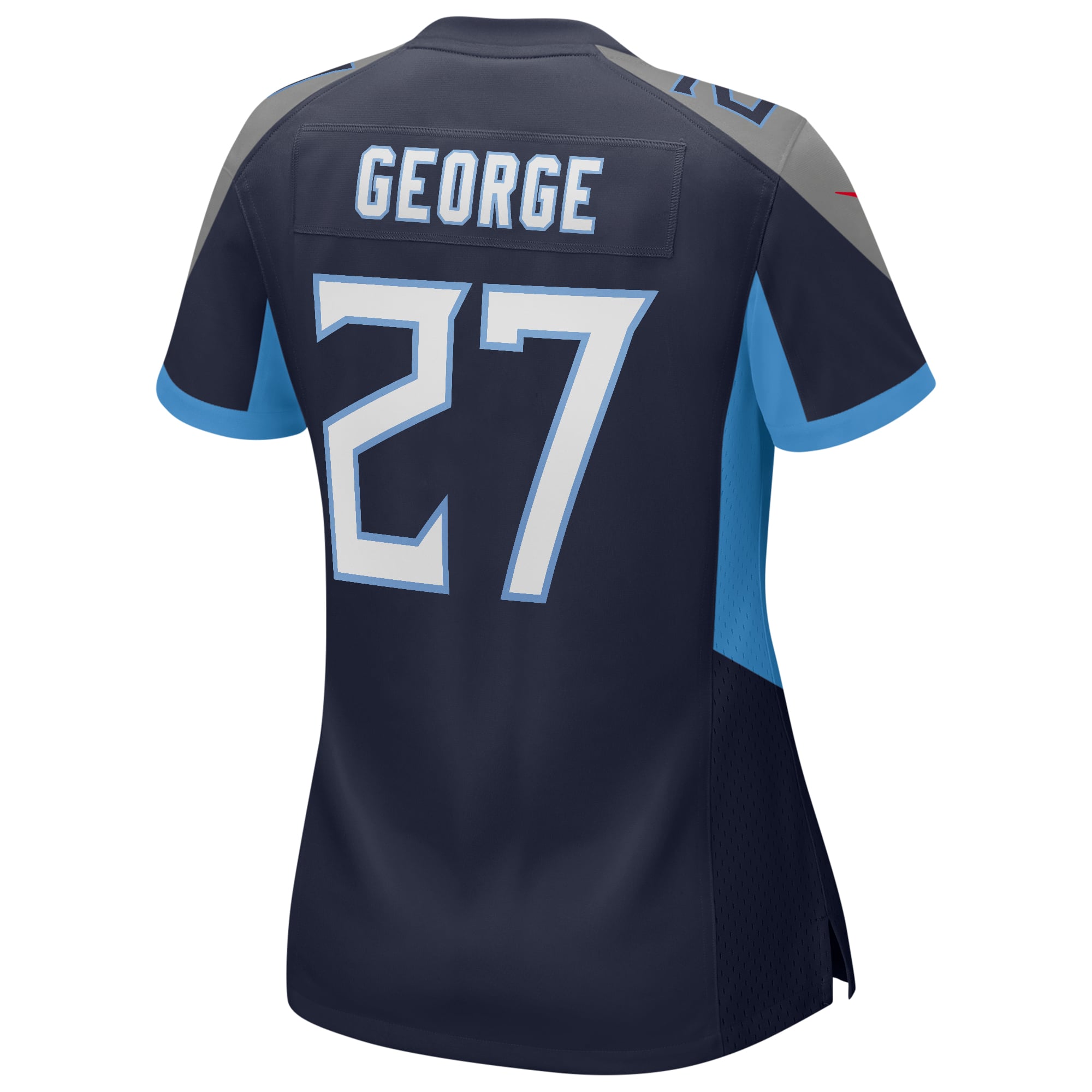 Women's Tennessee Titans Eddie George Navy Game Retired Player Jersey