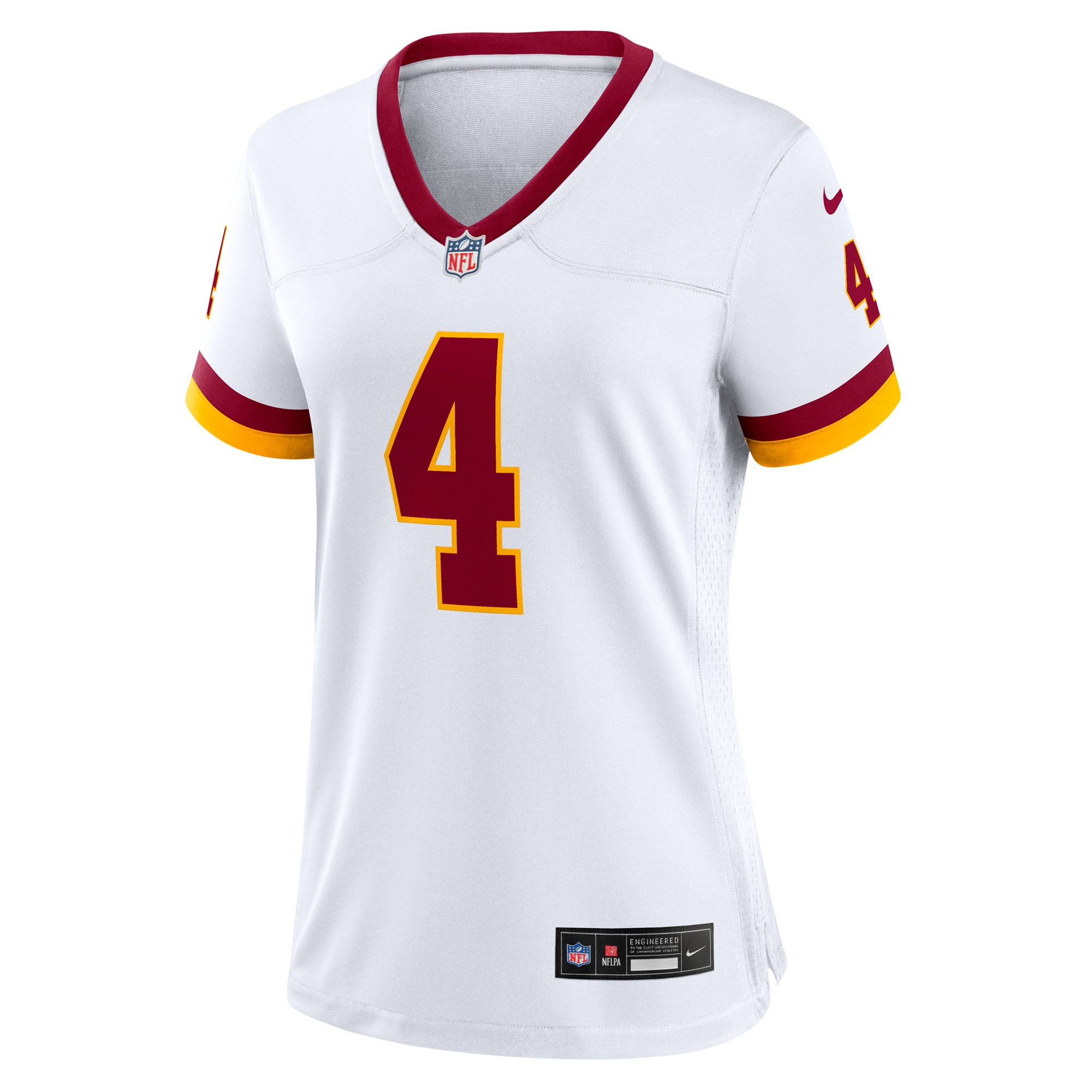 Women's Washington Commanders Frankie Luvu White Game Super Bowl Era Jersey