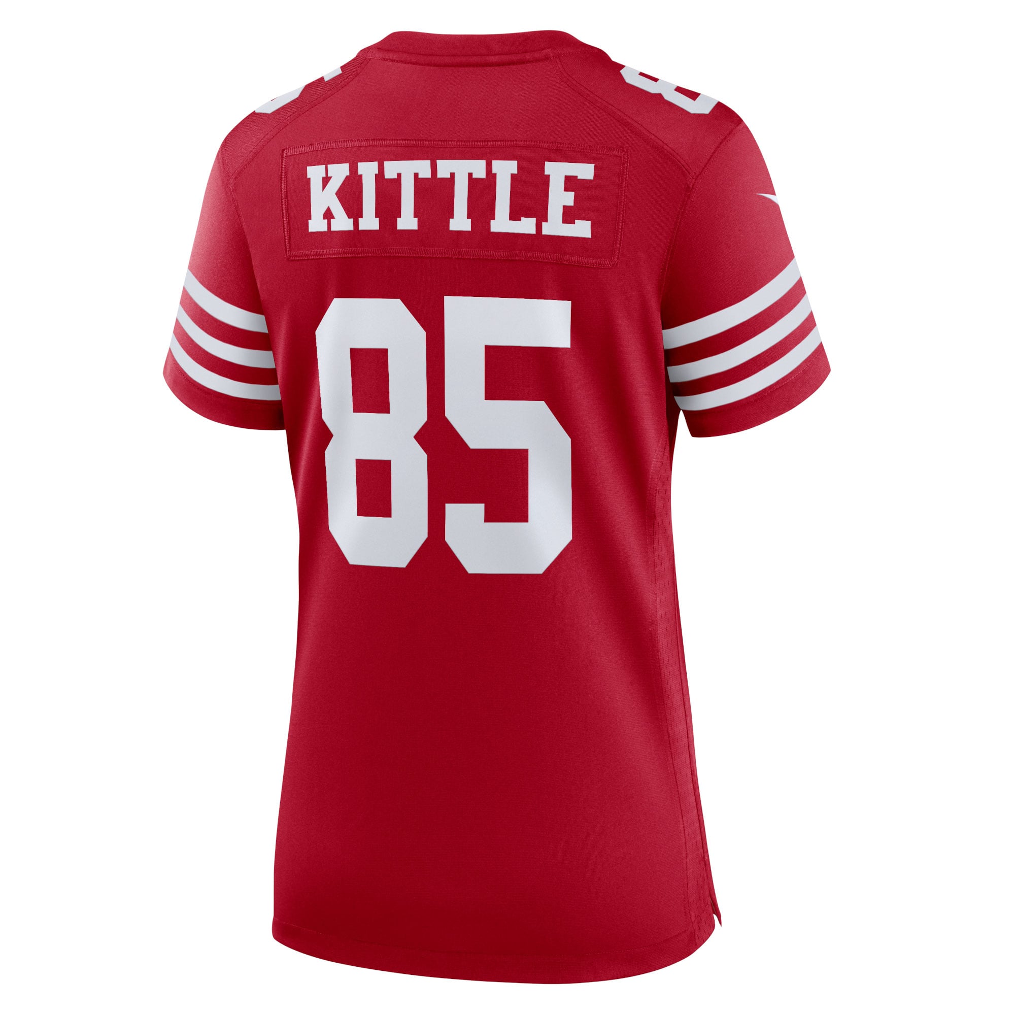 Women's San Francisco 49ers George Kittle Scarlet Team Game Player Jersey