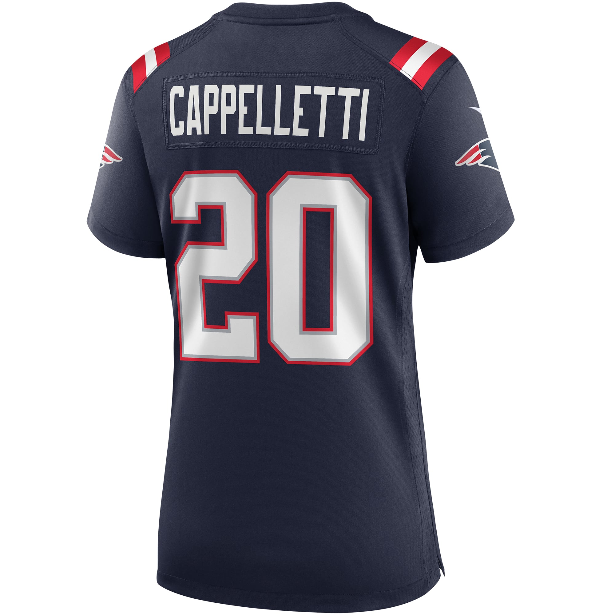 Women's New England Patriots Gino Cappelletti Navy Game Retired Player Jersey