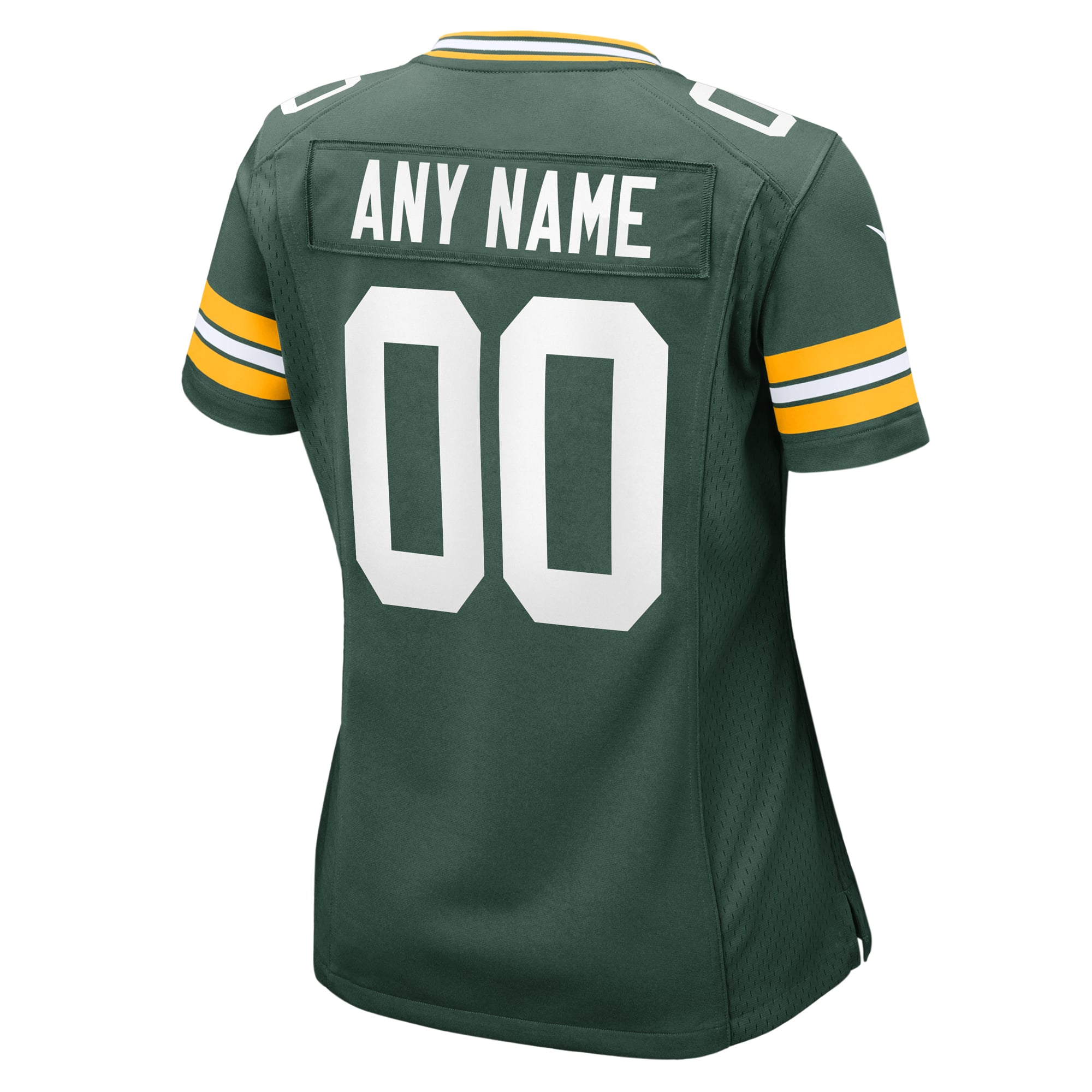 Women's Green Green Bay Packers Custom Game Jersey