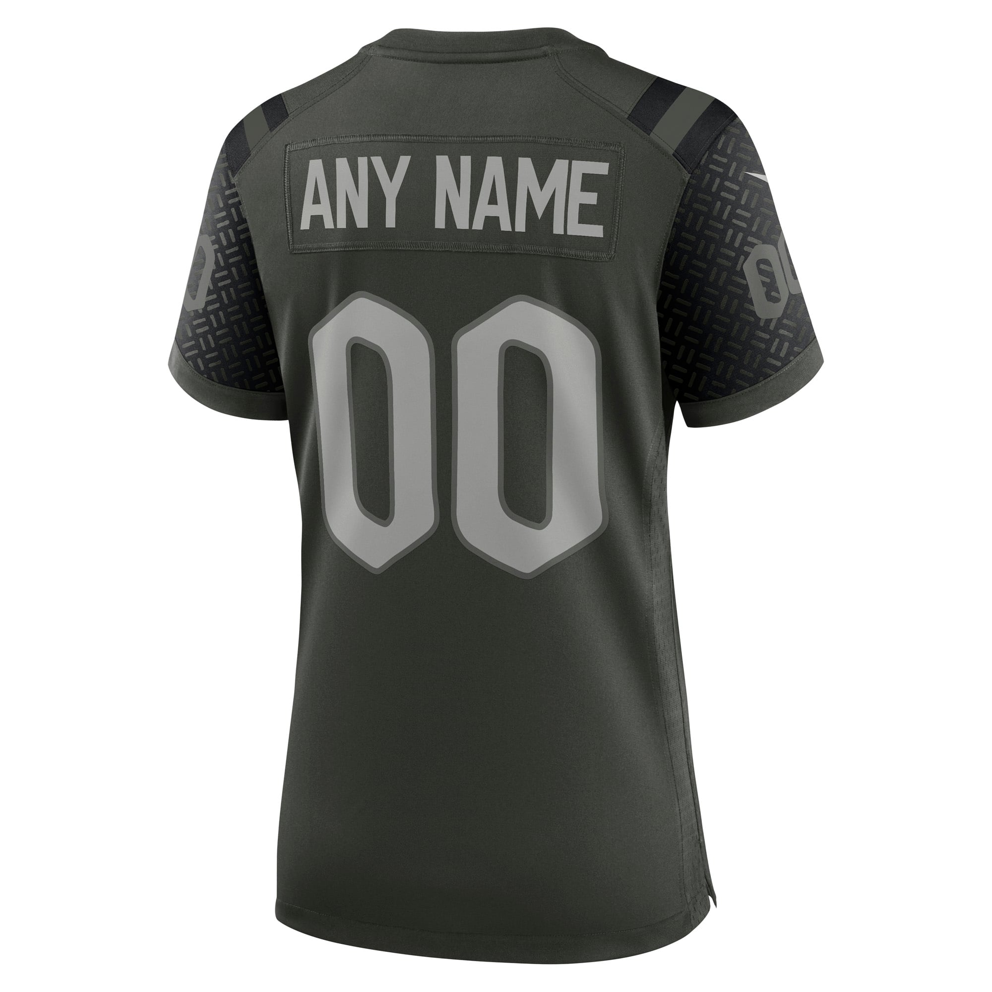 Women's New York Jets Green Rivalries Collection Custom Game Jersey